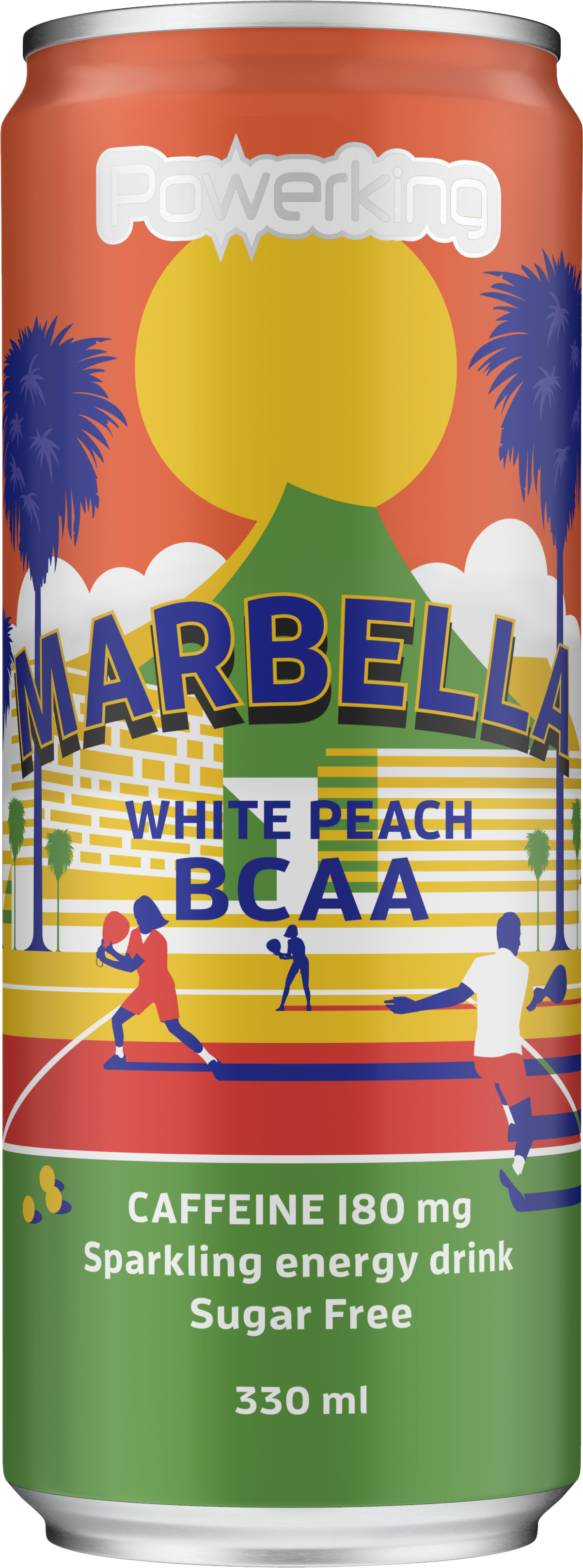 Powerking Marbella White Peach BCAA 330 ml