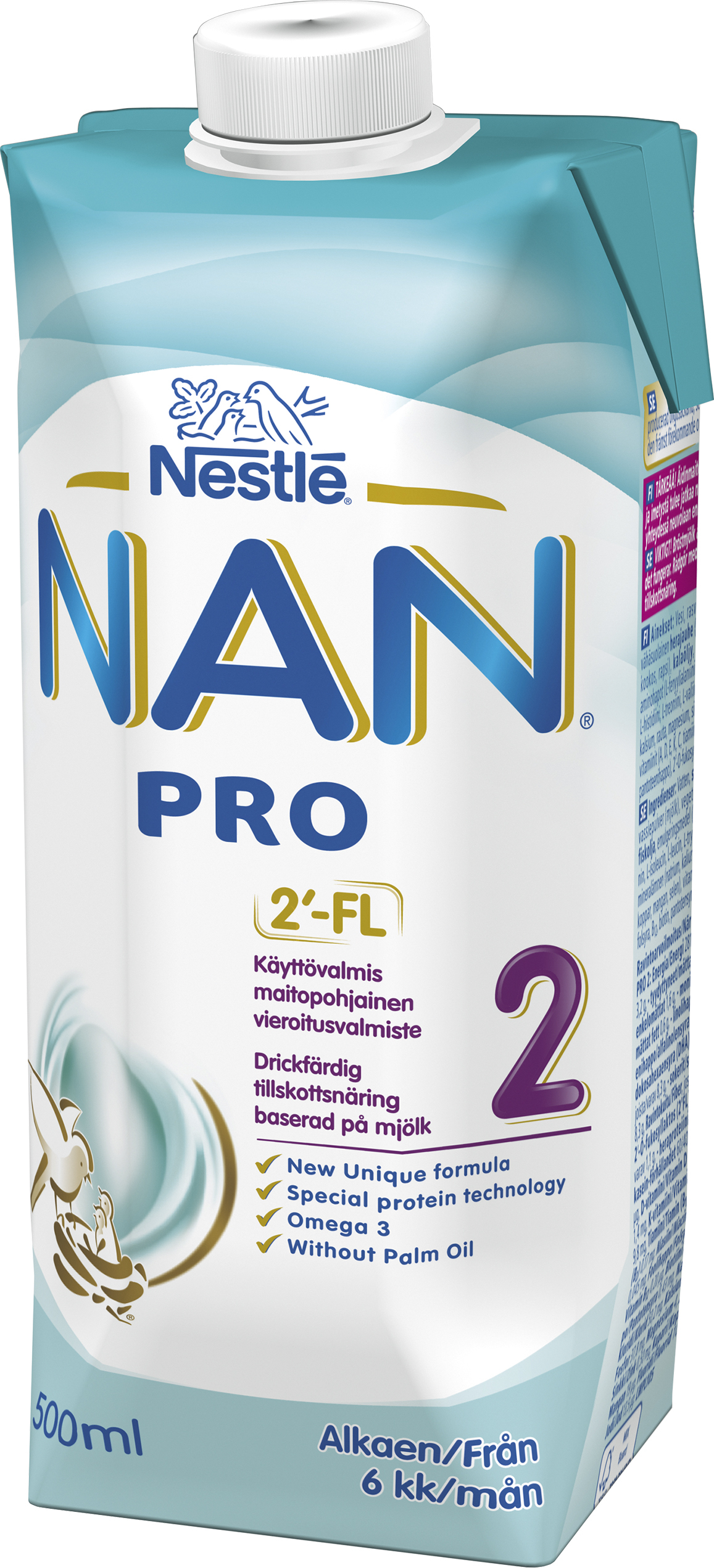 Köp Nestlé NAN PRO 2 Drickfärdig Tillskottsnäring 500 ml Apohem
