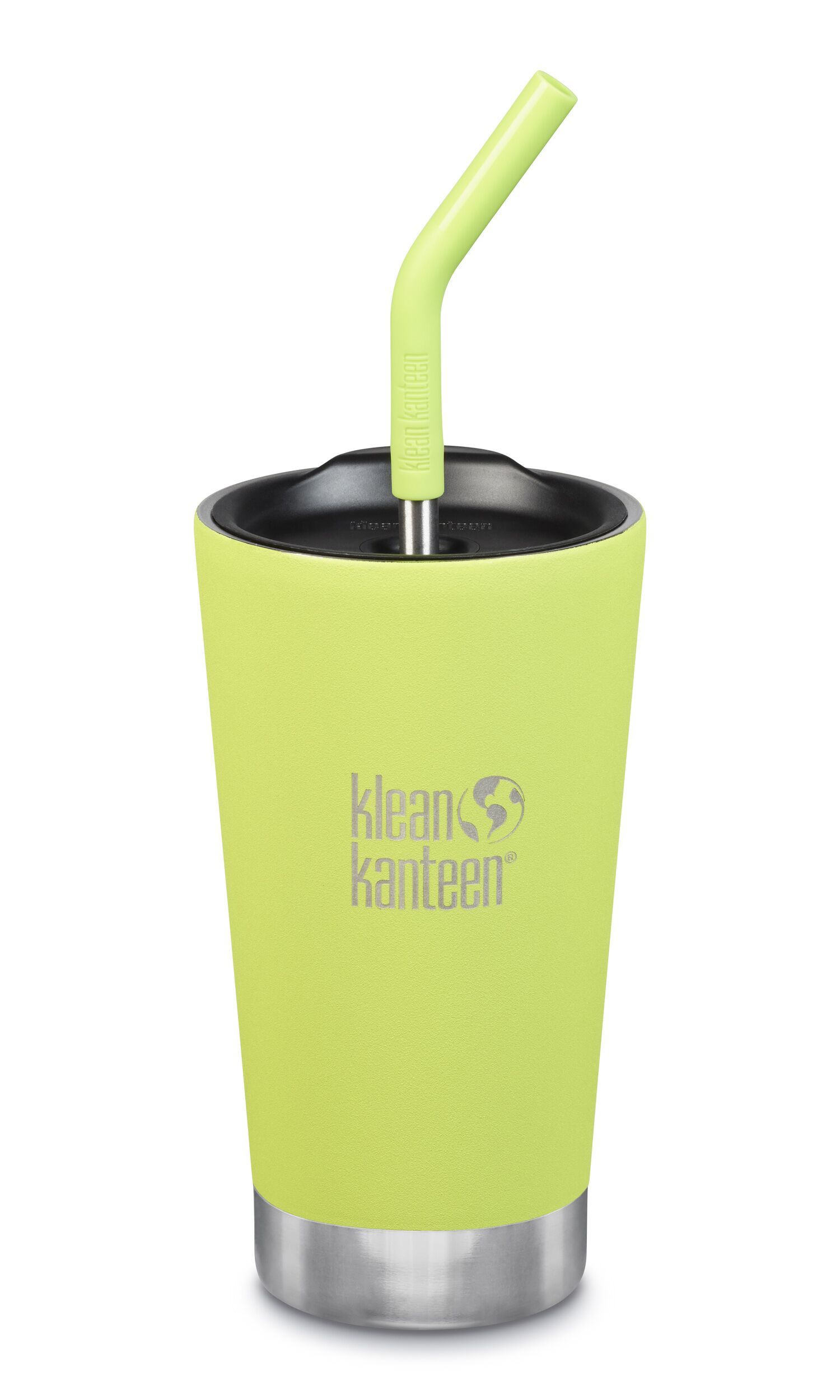 Klean Kanteen Isolated Tumbler & Straw Juicy Pear 473 ml