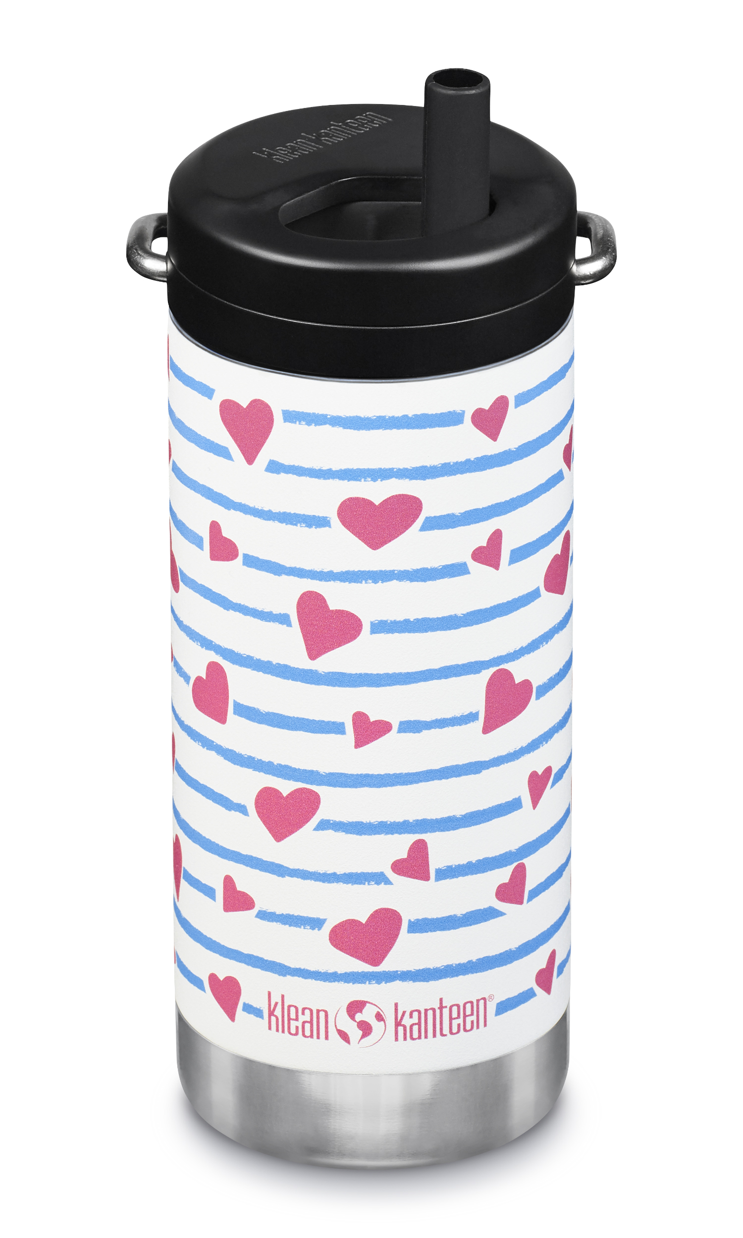 Klean Kanteen TKWide Twist Cap Heart Stripe 355 ml