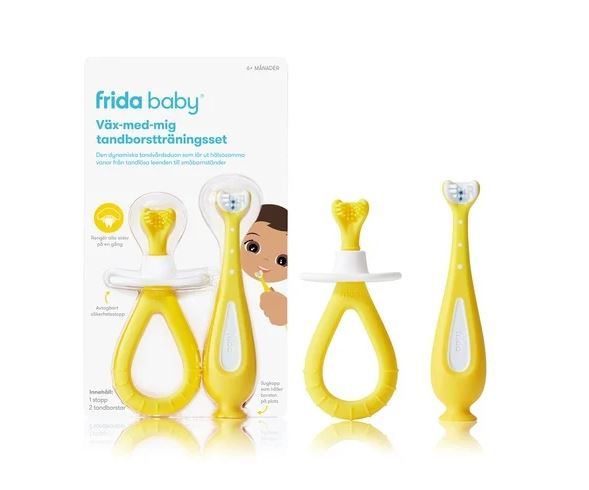 Köp Frida Baby Väx-med-mig tandborstträningsset 2st