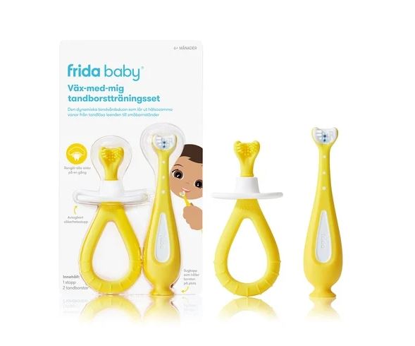 Frida Baby Väx-med-mig tandborstträningsset 2st