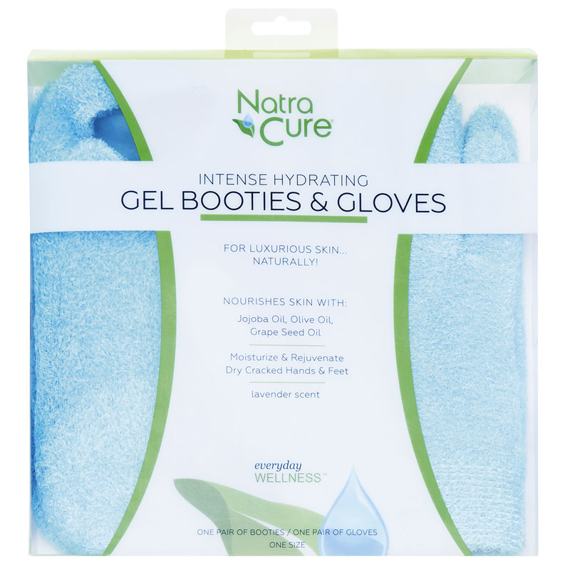 NatraCure Spa Booties & Gloves Aqua 2 par