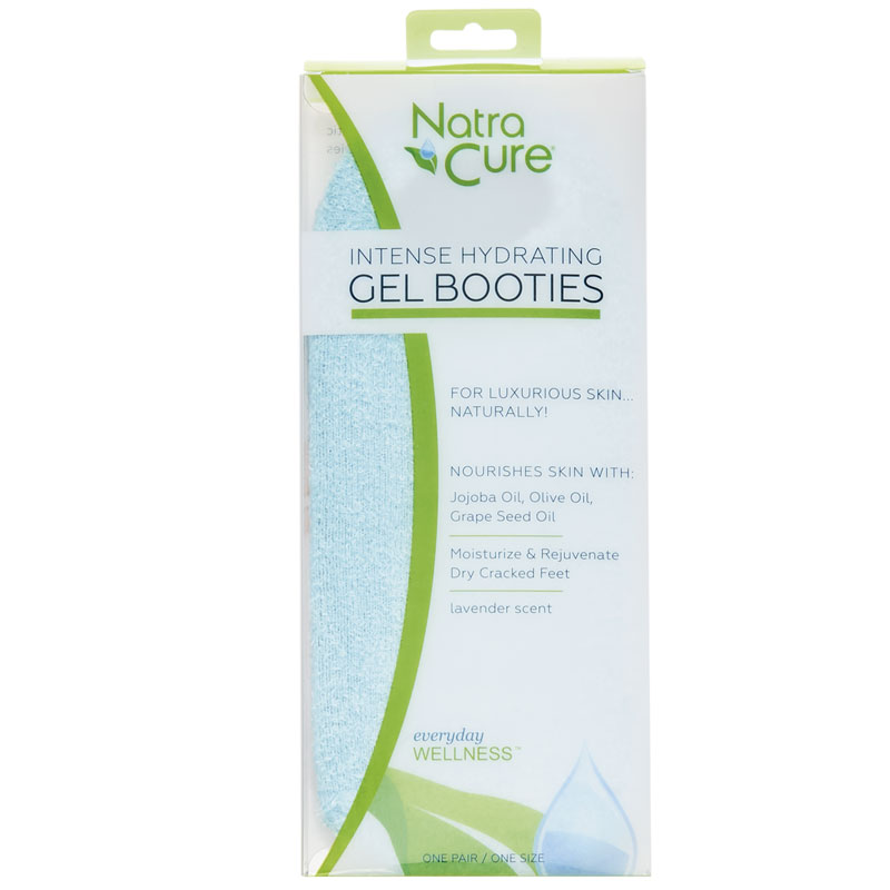 NatraCure Spa Booties Aqua 1 par