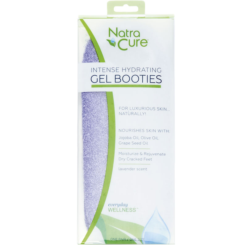 NatraCure Spa Booties Lila 1 par