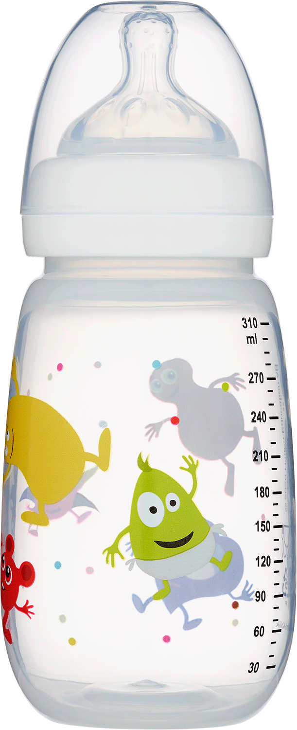 2B BABY Babblarna Nappflaska Vit 310 ml