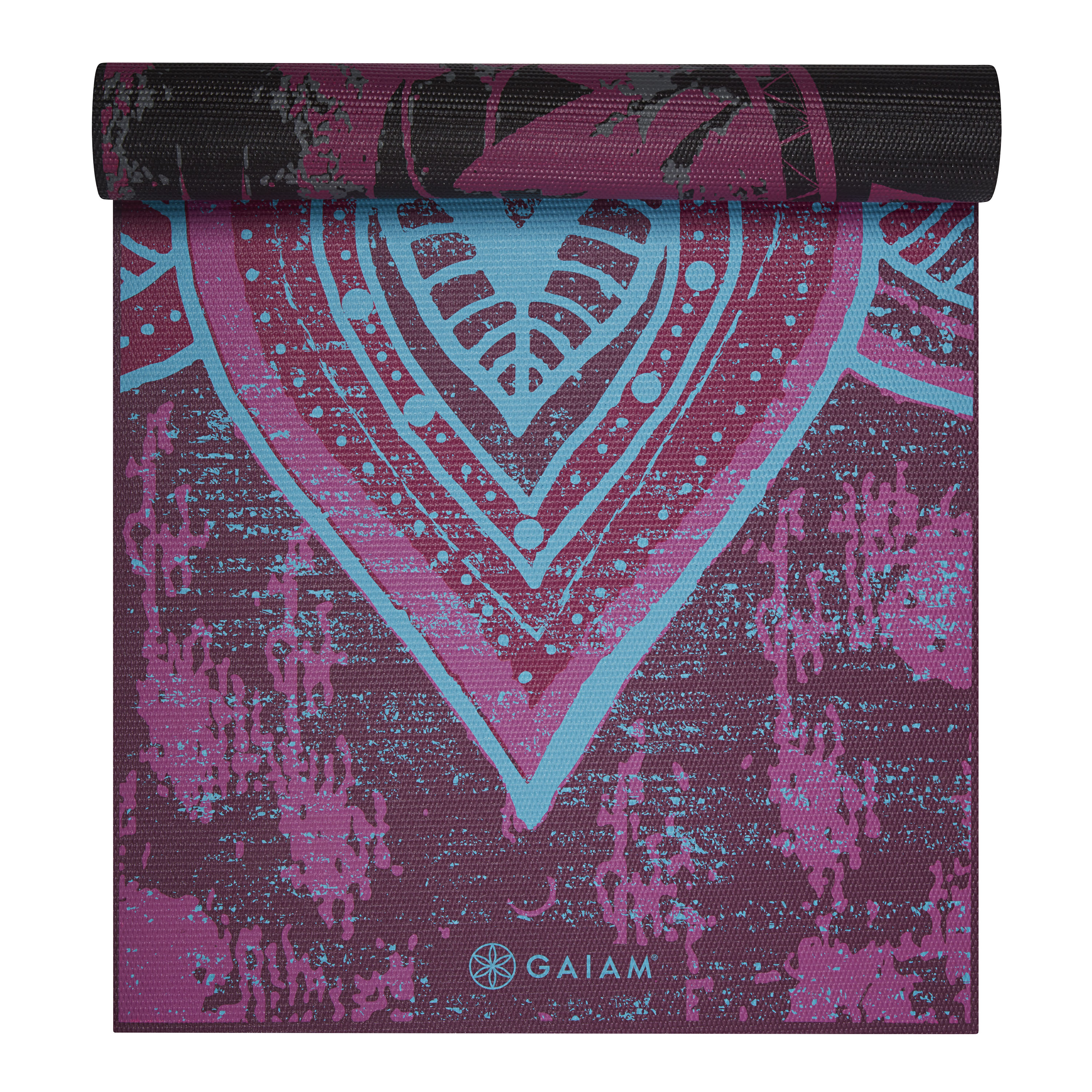 GAIAM 6mm Yoga Mat Reversible Be Free
