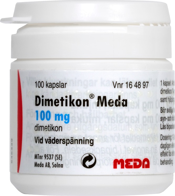 Köp Dimetikon Meda 100 mg 100 st | Apohem