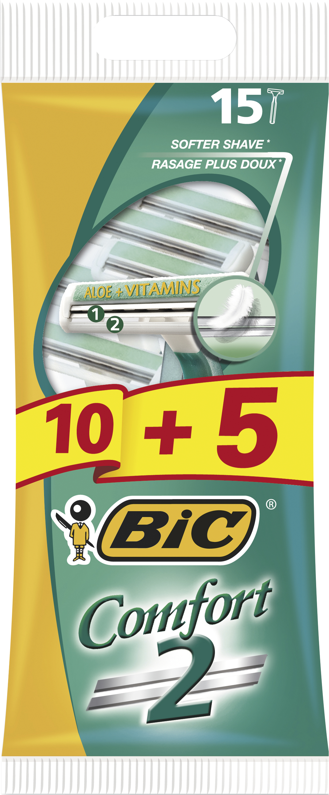 Bic Comfort 2 rakhyvlar 15 st