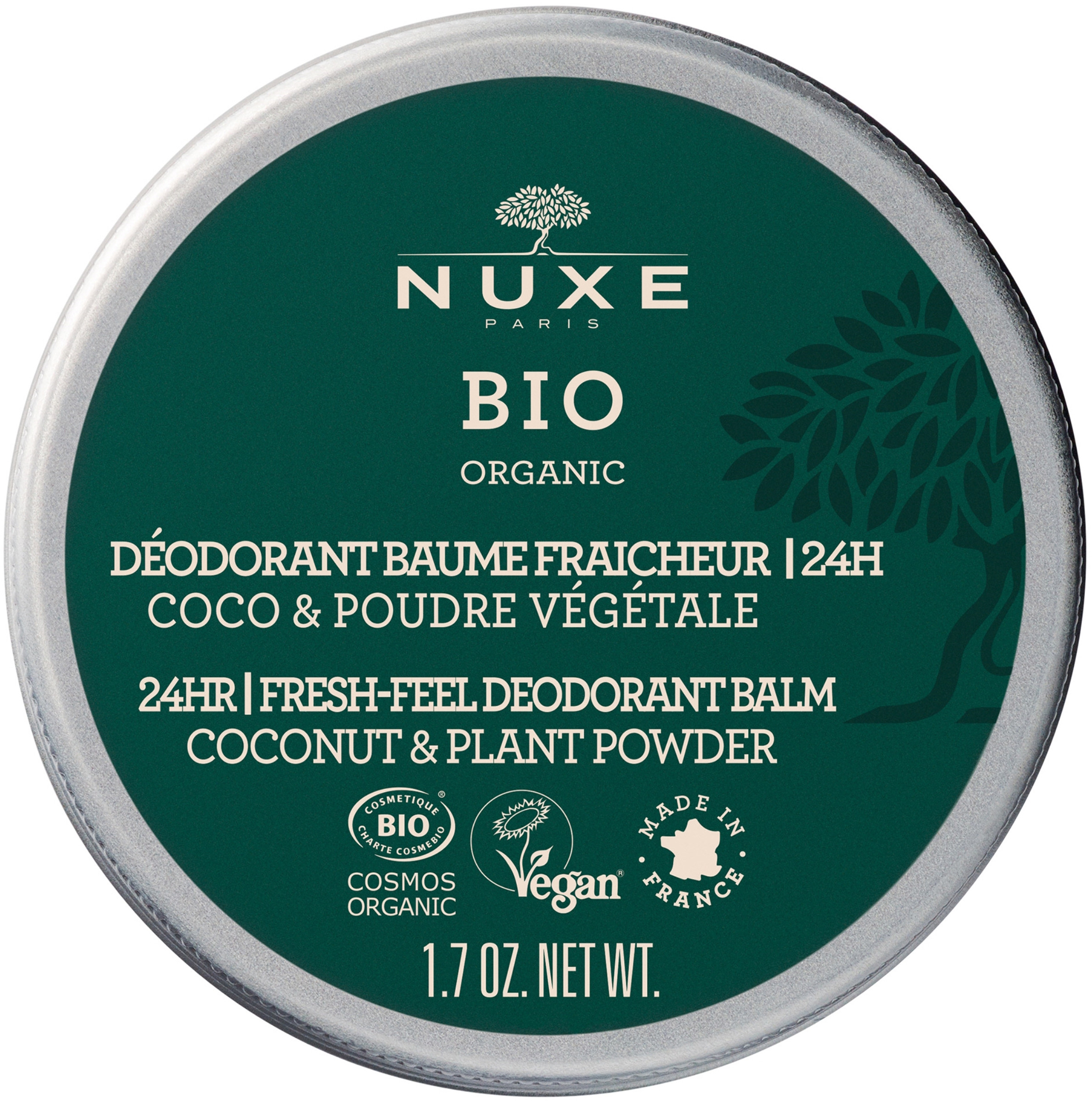 Nuxe Bio Organic 24hr Fresh Feel Deo Balm 50 ml