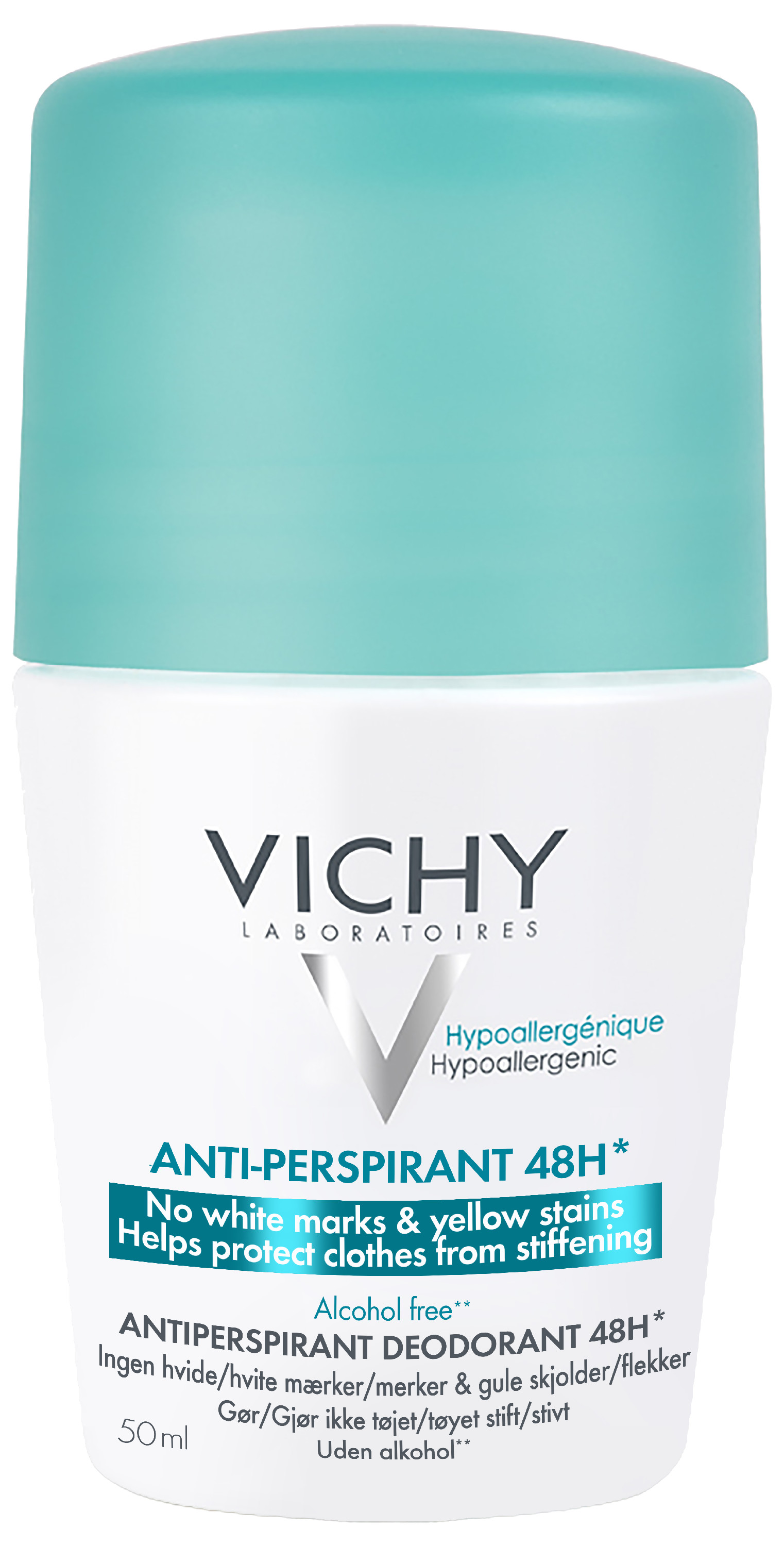 Vichy Anti-Trace Antiperspirant 48H Deo Roll-on 50 ml