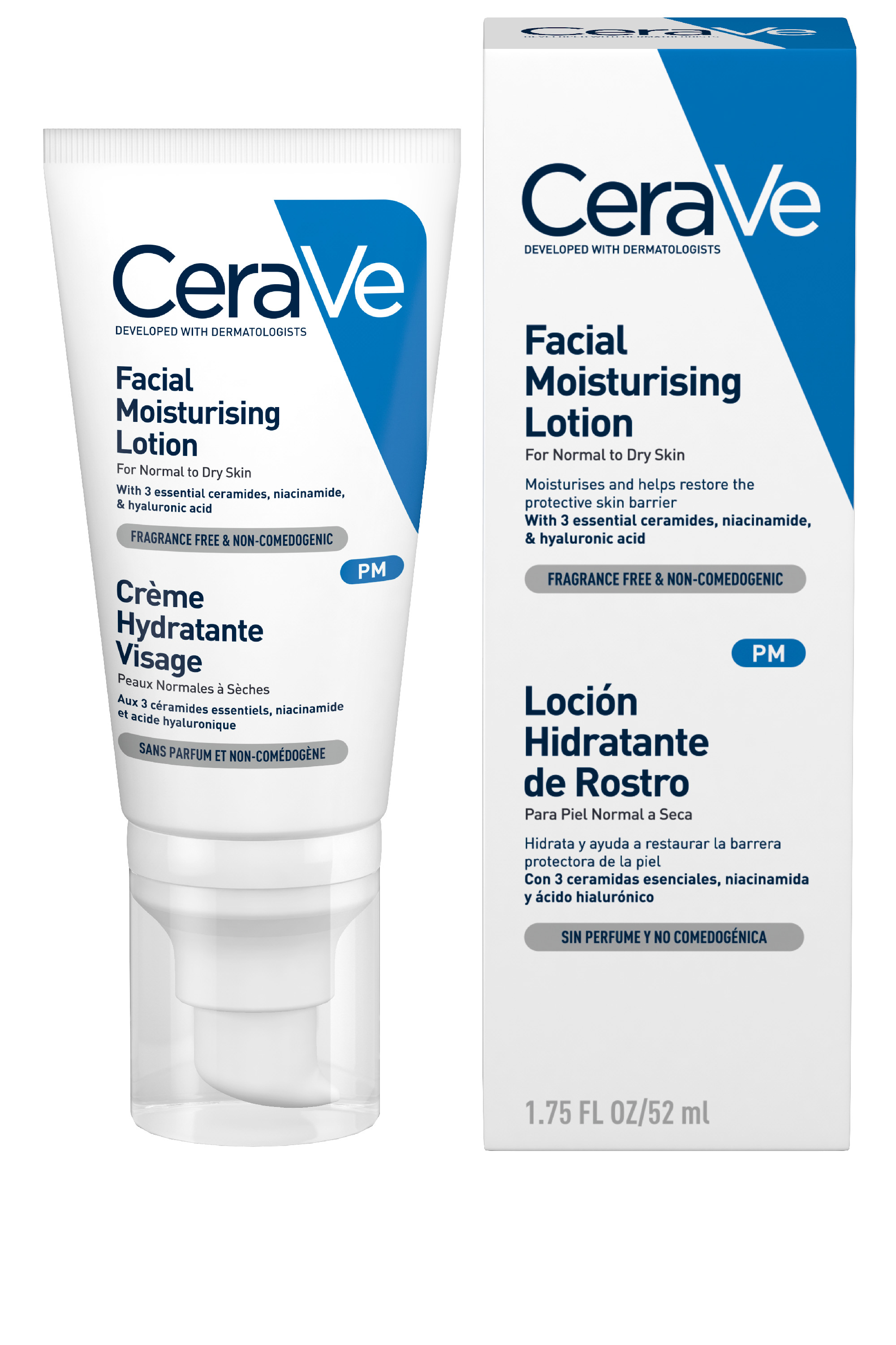 CeraVe Facial Moisturizing Lotion Normal & Torr Hud 52 ml