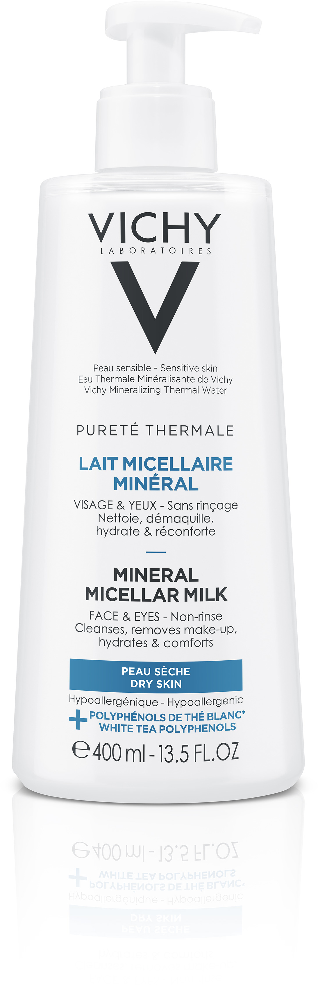 Vichy Pureté Thermale Mineral Micellar Milk Dry Skin 400 ml