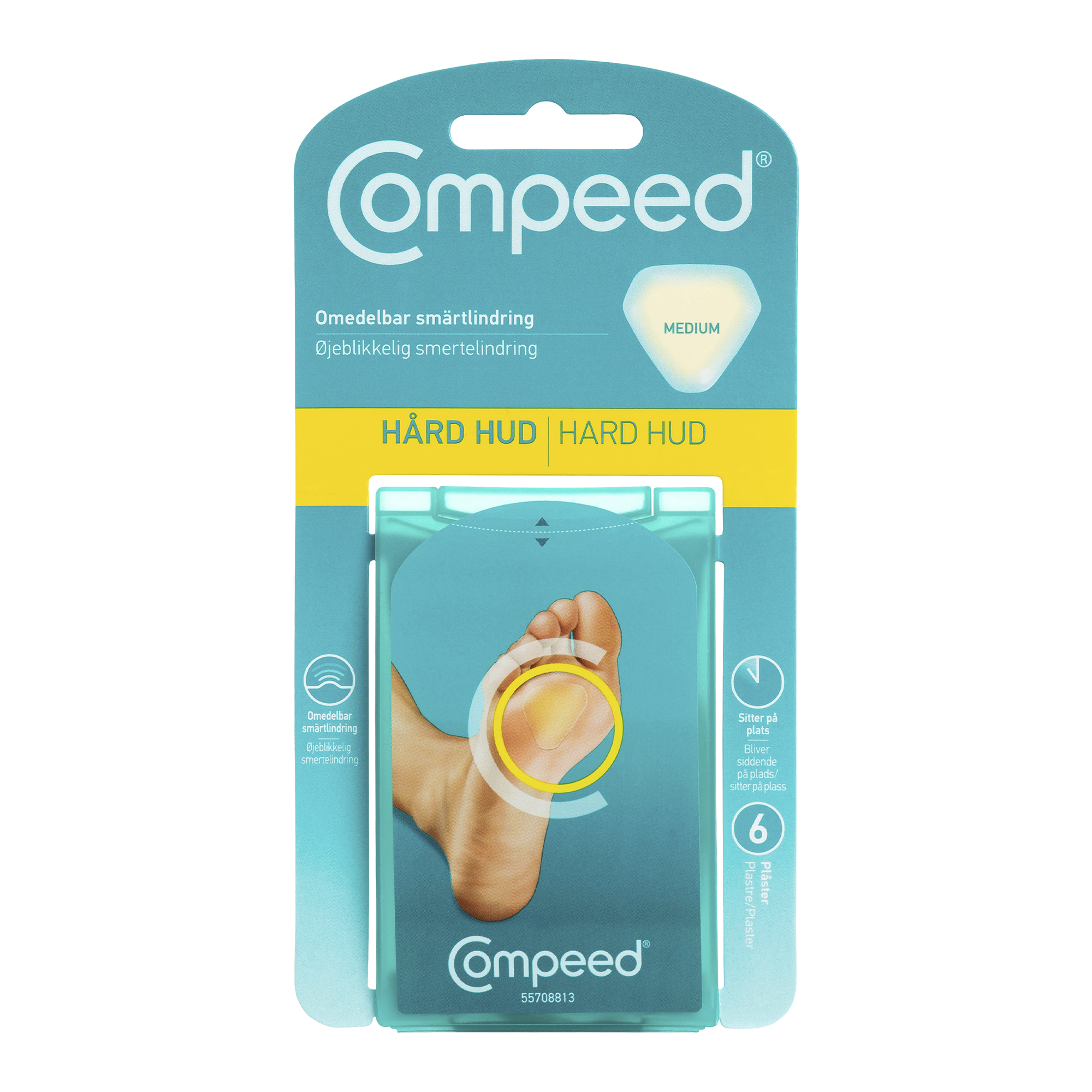 Compeed Plåster för behandling av hård hud 6 st