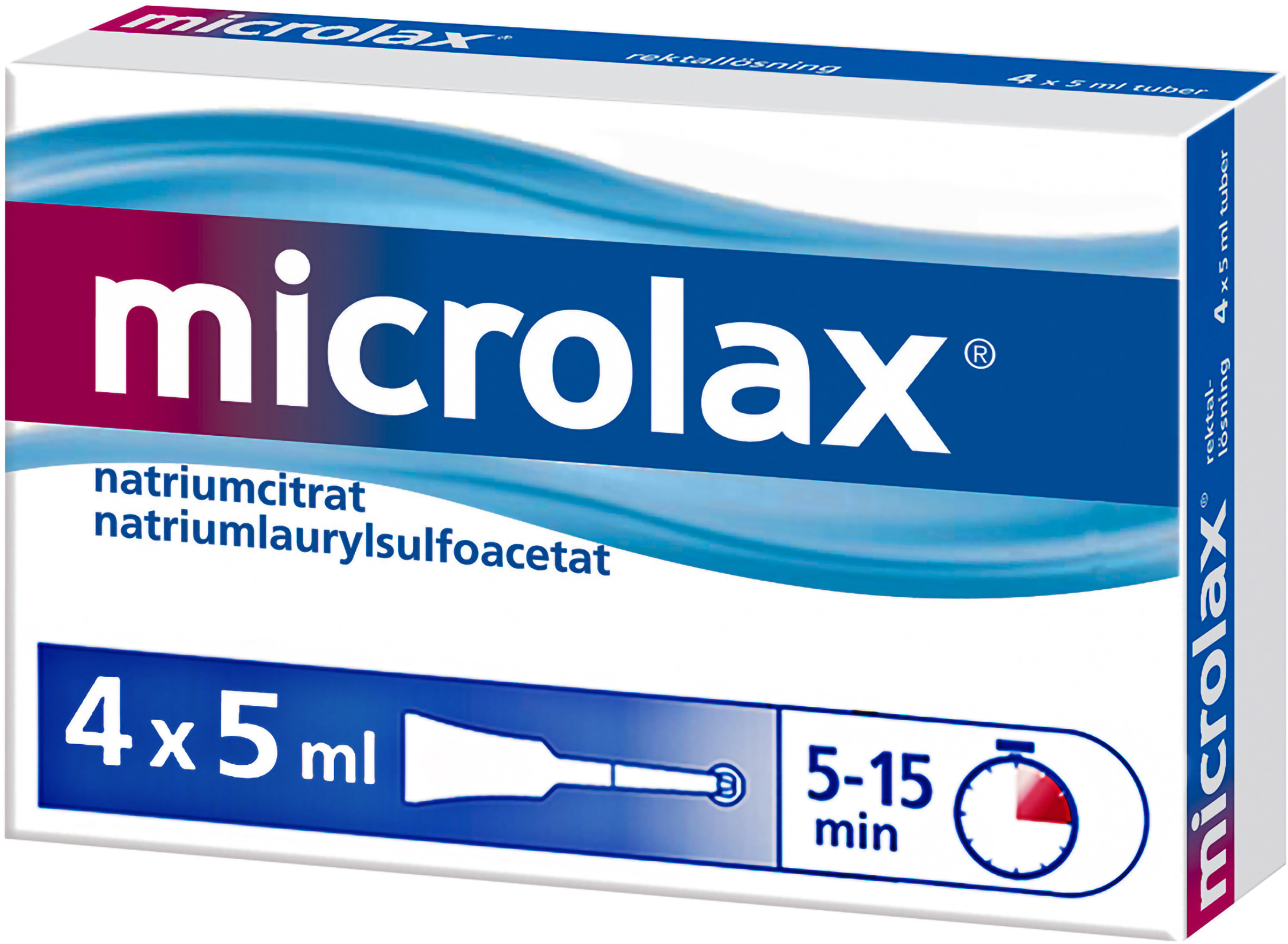 Microlax Mikrolavemang 5 ml 4 st