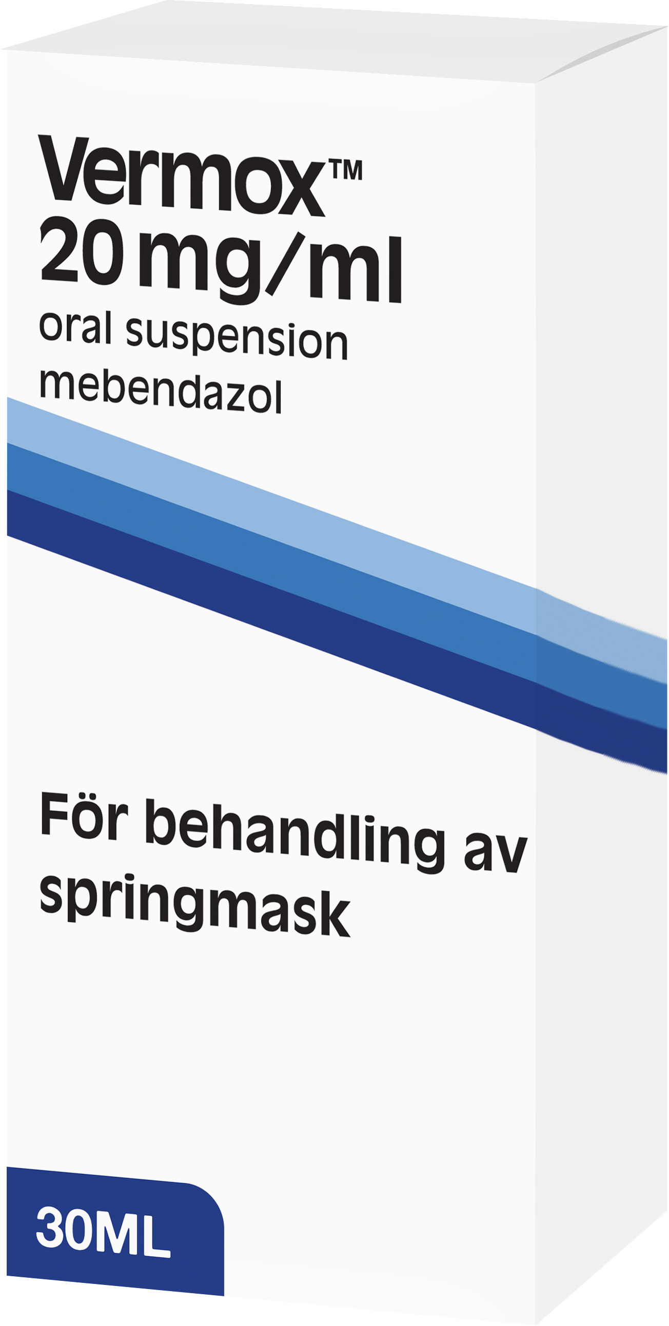 Vermox Behandling av Springmask Oral Suspension 20mg/ml 30 ml