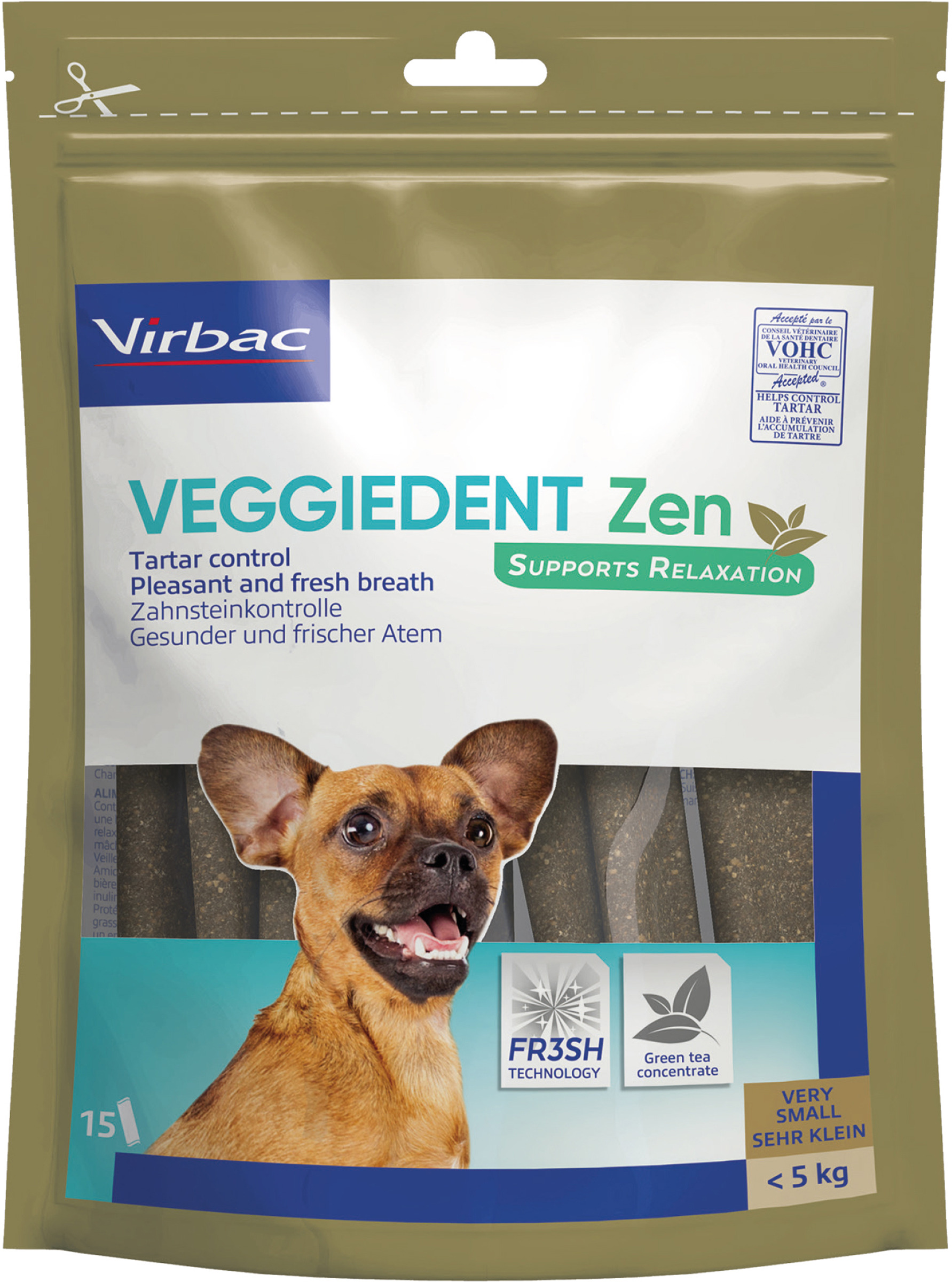 VeggieDent Zen Tuggpinnar XS <5kg 15 st