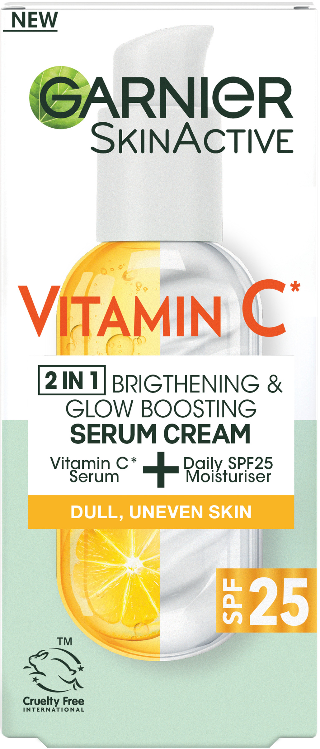 Garnier Skin Active Vitamin C Brightening Glow Boosting Serum Cream 50 ml