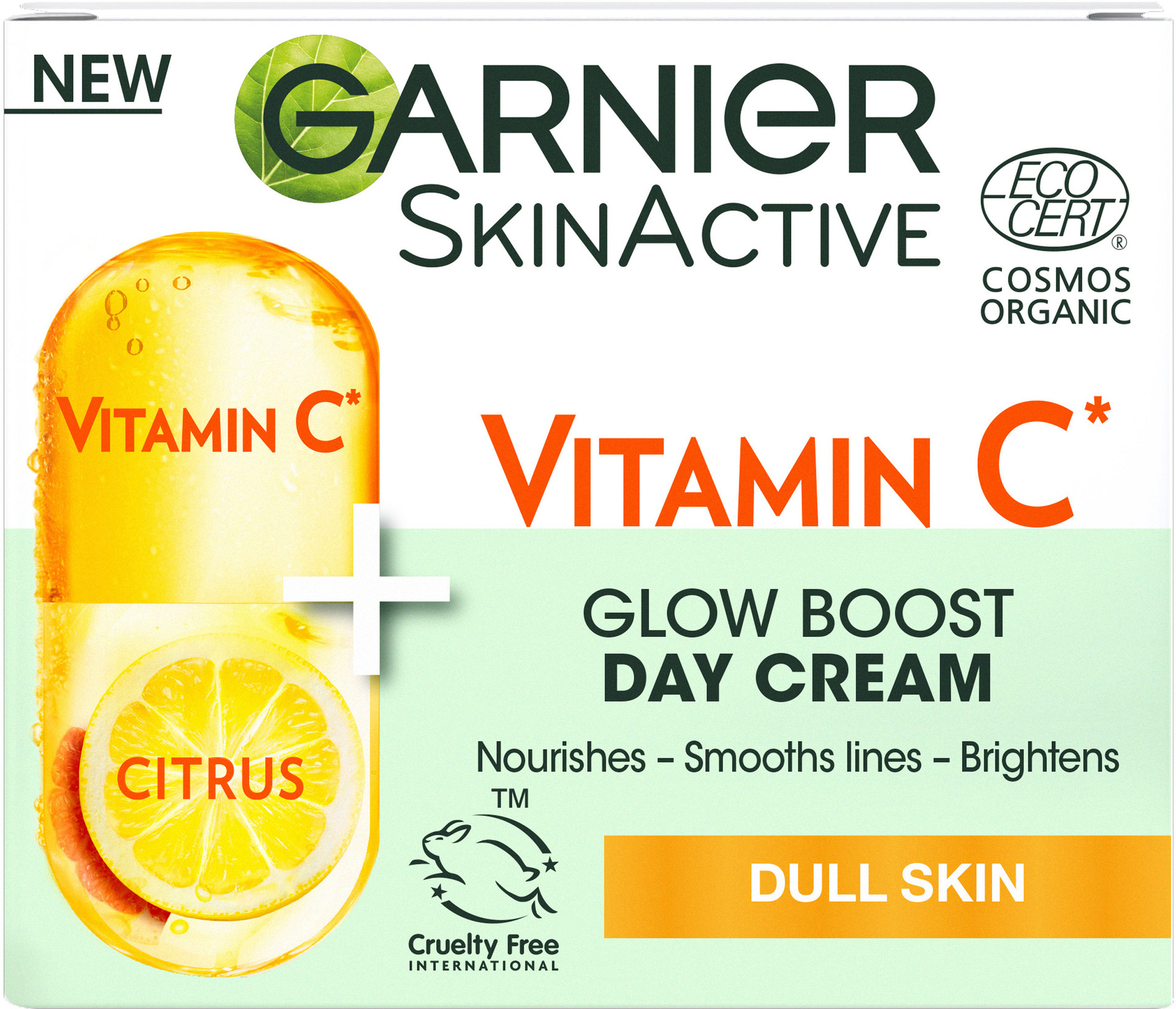 GARNIER Gesichtsmaske Mit Vitamin C & Hyaluron – Für Strahlende, Mit Feuchtigkeit Vollgepackte Haut