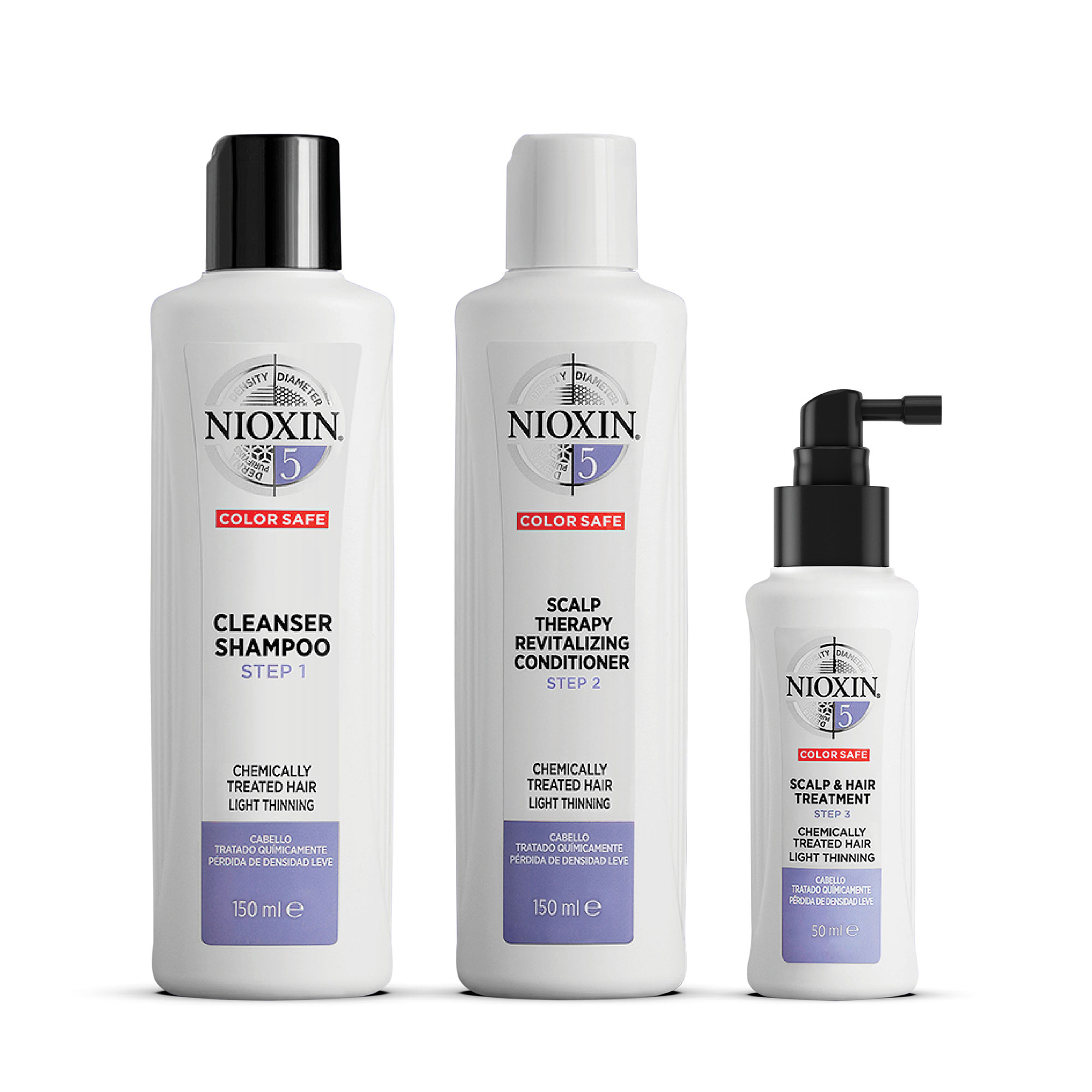 NIOXIN Hair System Kit 5 Fint, Tunt & Kemiskt Behandlat Hår 350 ml