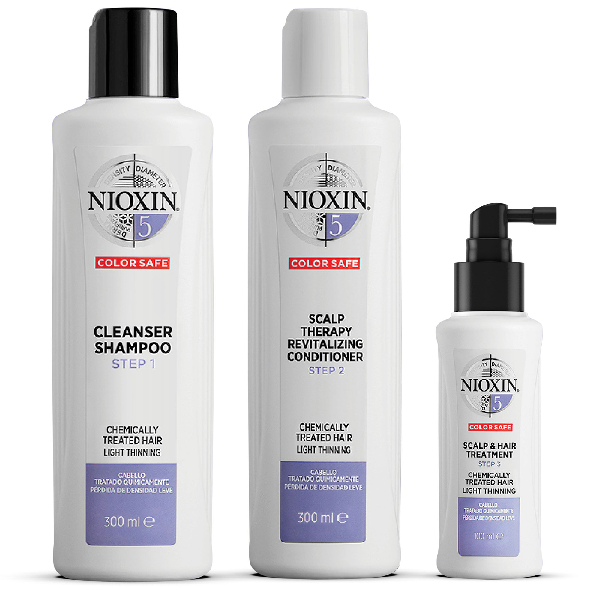 NIOXIN Hair System Kit 5 Fint, Tunt & Kemiskt Behandlat Hår 700 ml