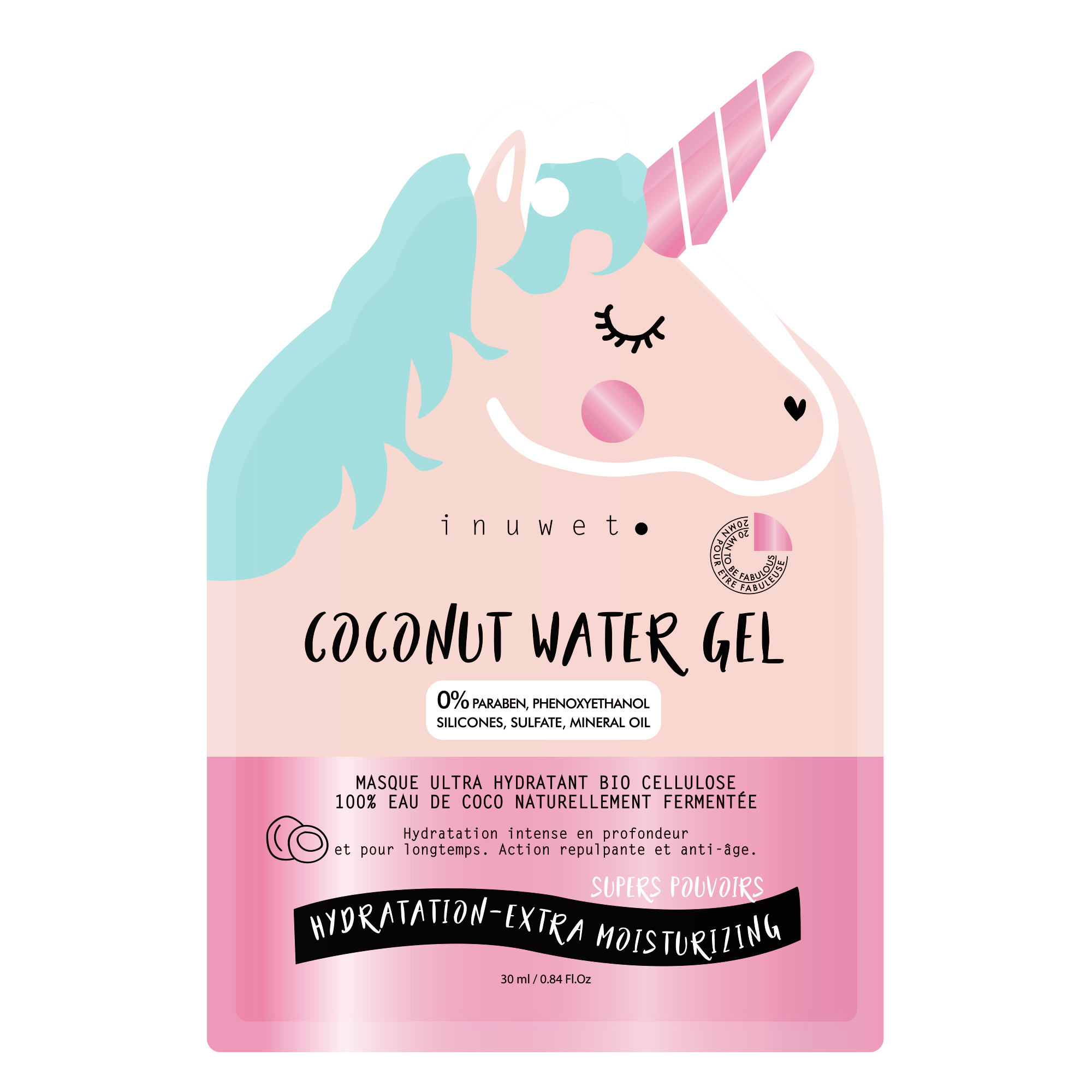 Inuwet Unicorn Moisturizing mask 30 ml