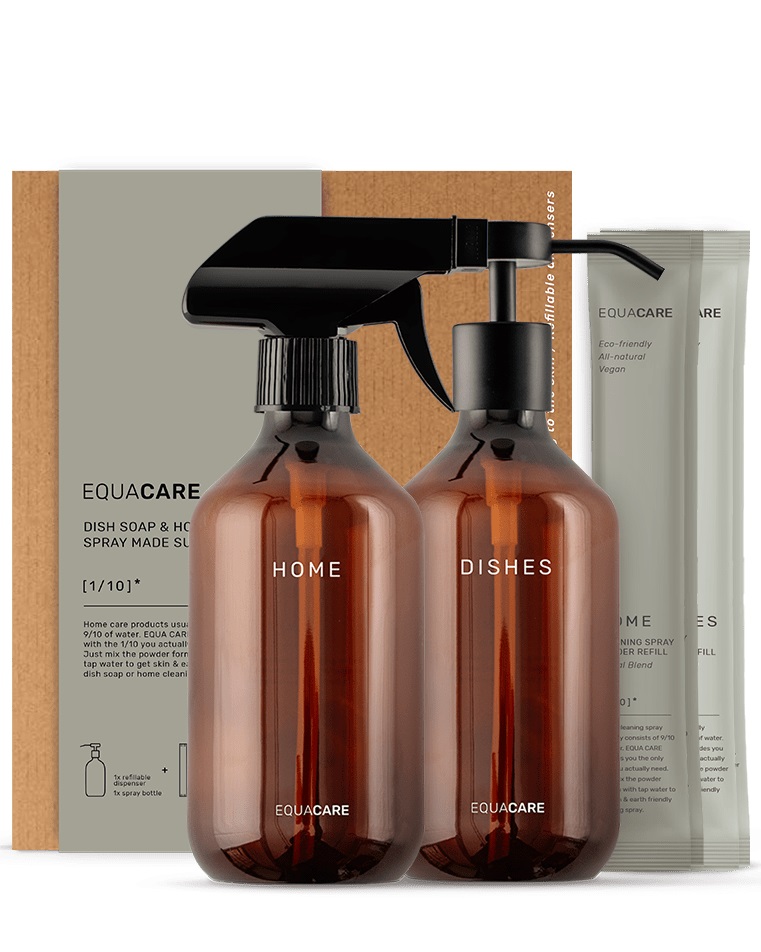 Equa Care Duo Pack Home & Dish 2 Flaskor & 4 Refillpåsar