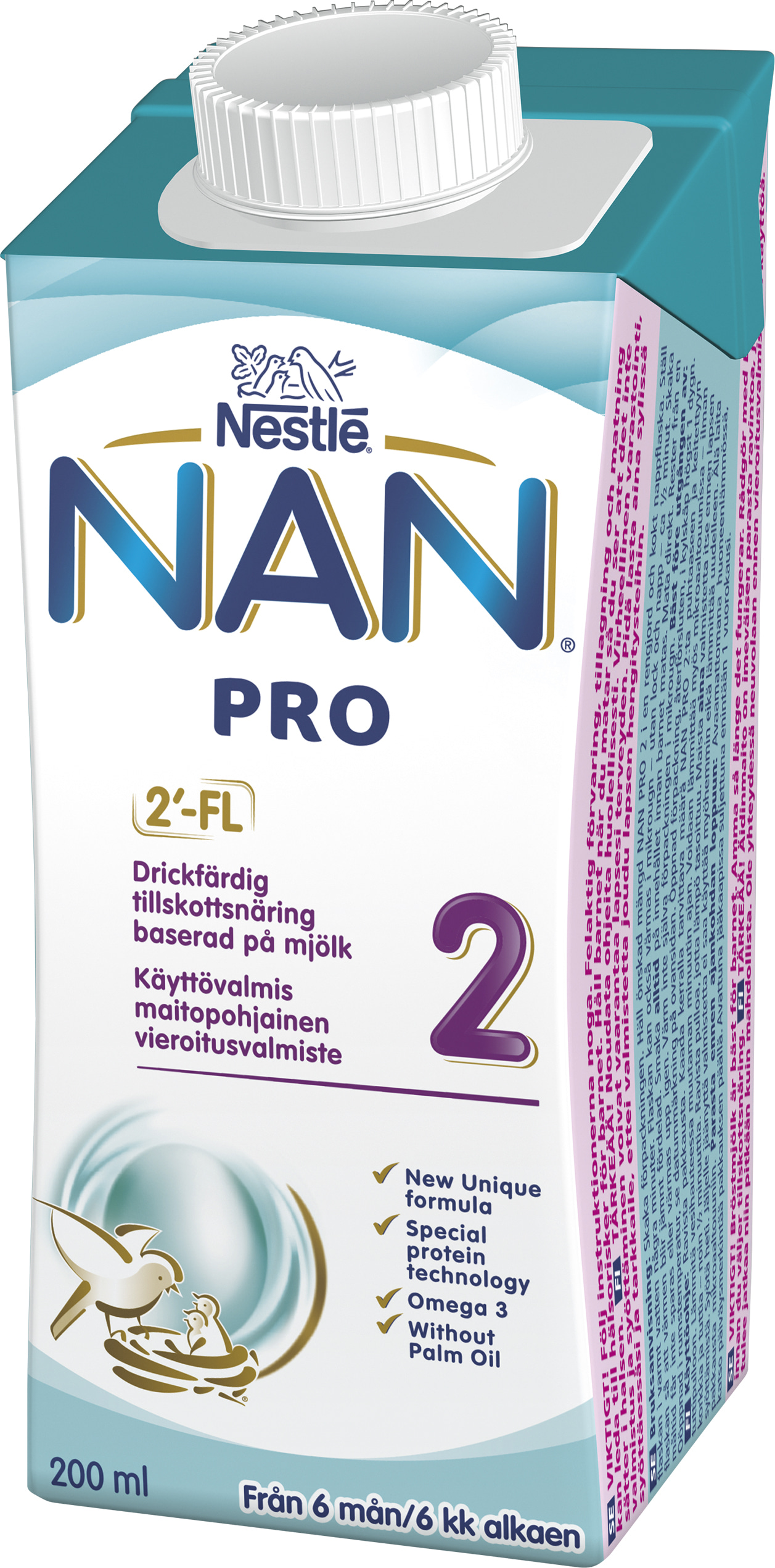 Nestlé NAN PRO 2 Drickfärdig Tillskottsnäring 200 ml
