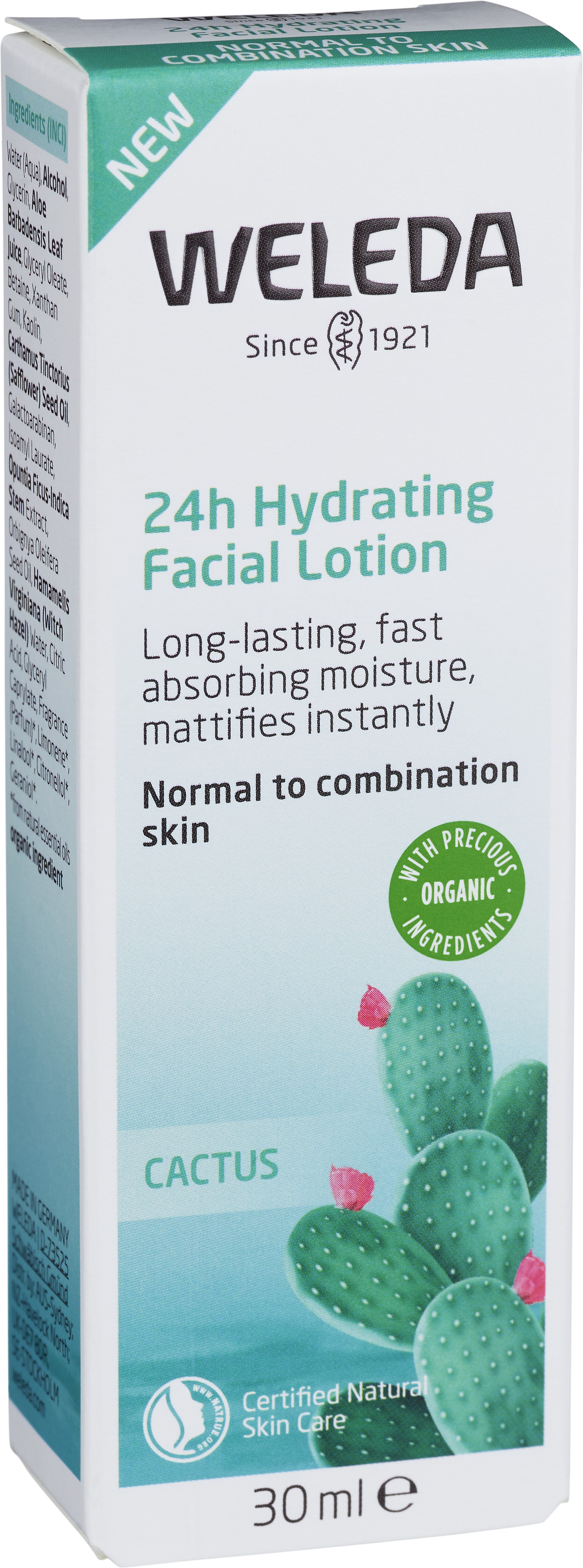 Weleda Cactus 24h Hydrating Facial Lotion 30 ml