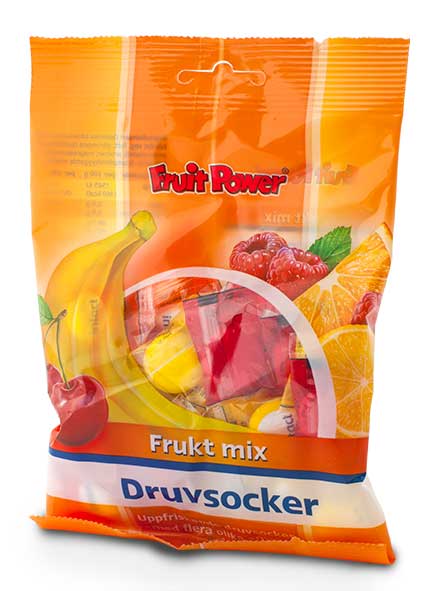 Fruitpower Druvsocker frukt mix 75 g