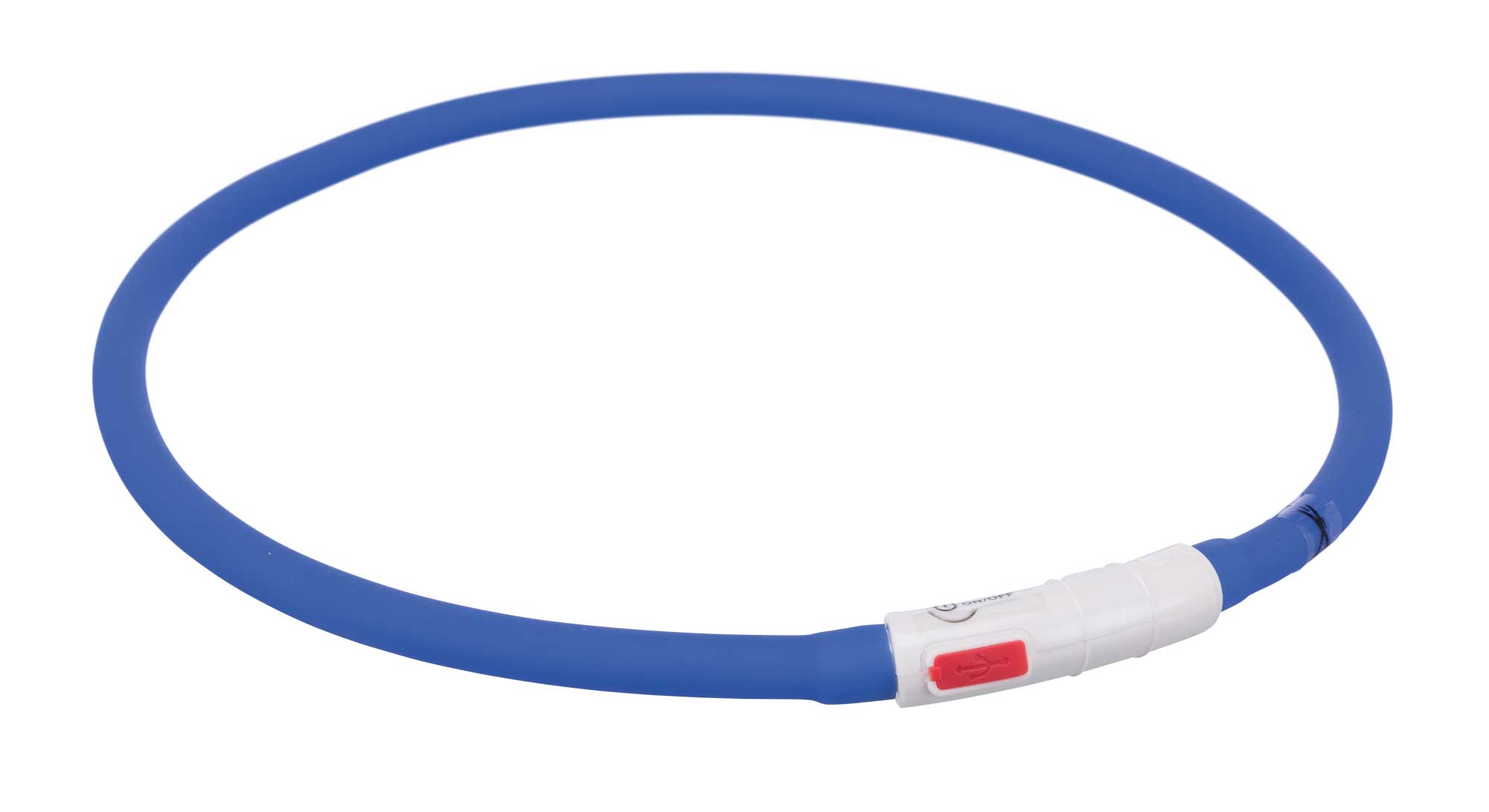 TRIXIE Flash Light Ring USB XS-XL Blå 1 st