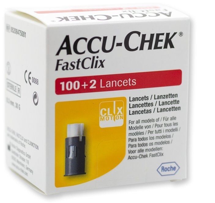 Accu-Chek FastClix Lancetter 102 st