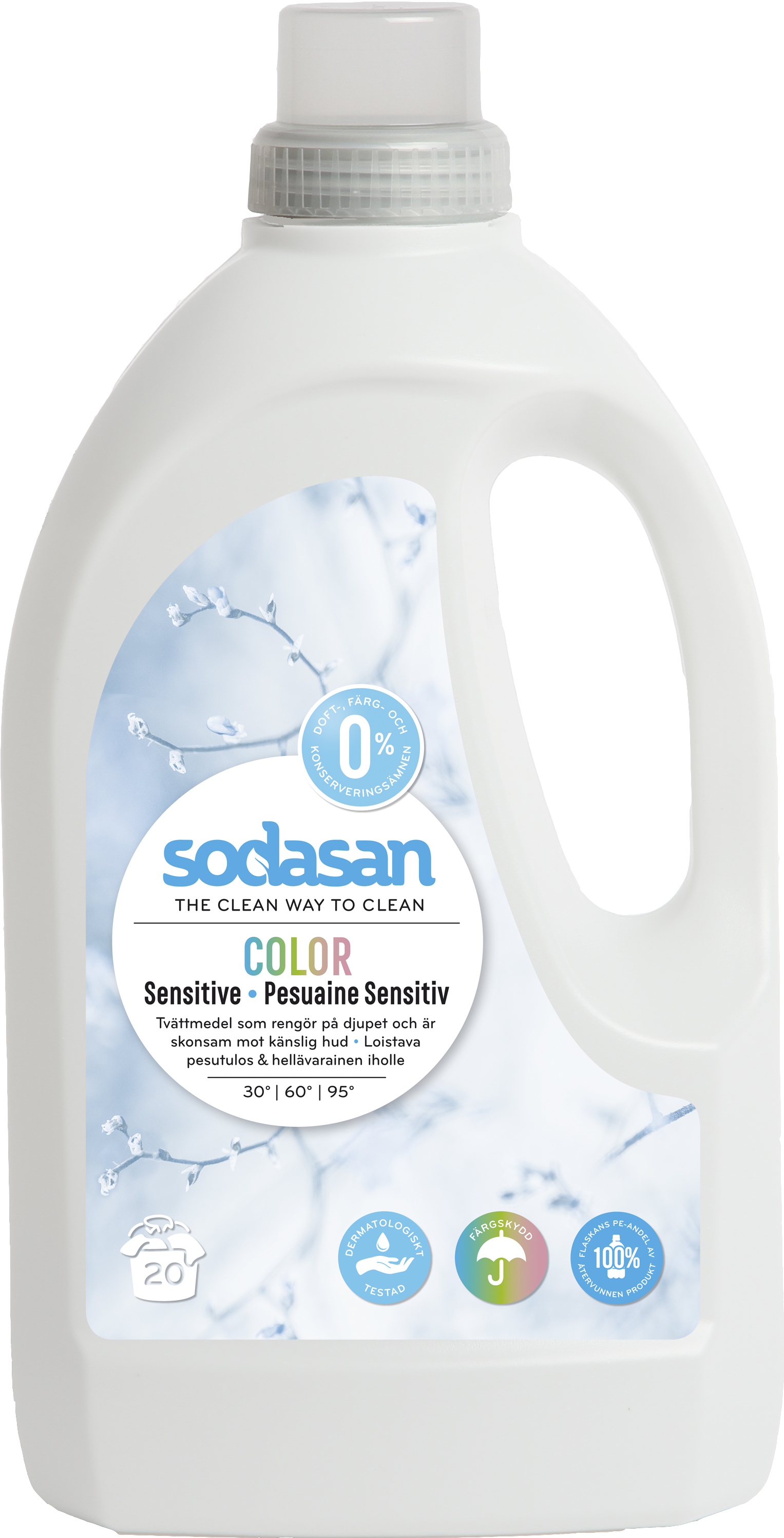 Sodasan Tvättmedel Sensitive 1,5 l