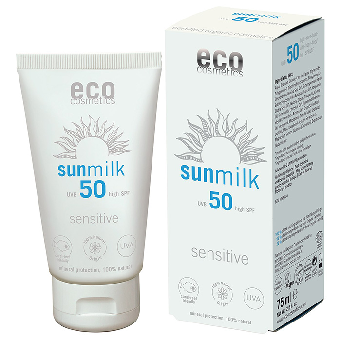 Eco Cosmetics Sun Milk SPF50 Sensitive 75 ml