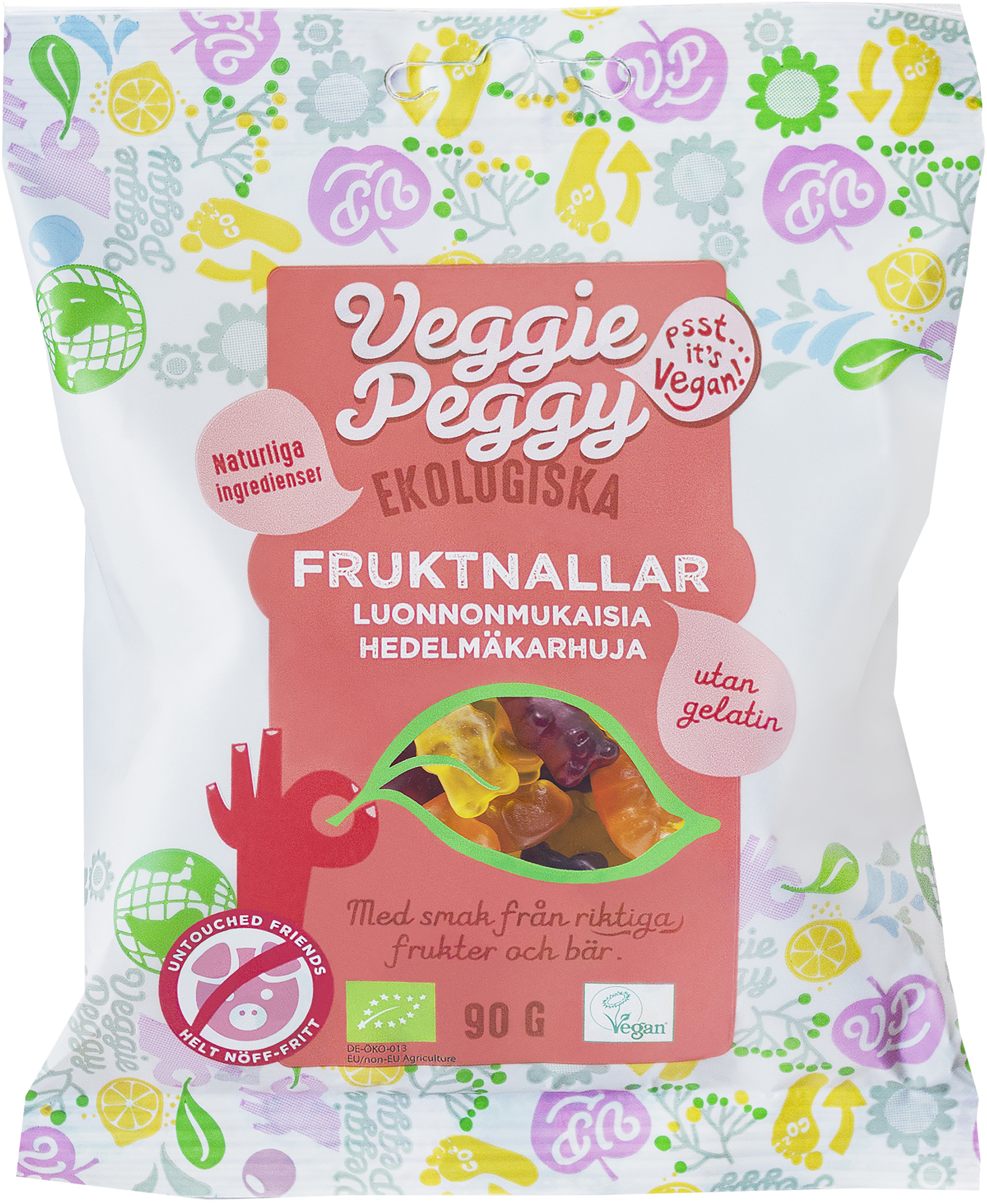 Veggie Peggy Ekologiska Fruktnallar 90 g