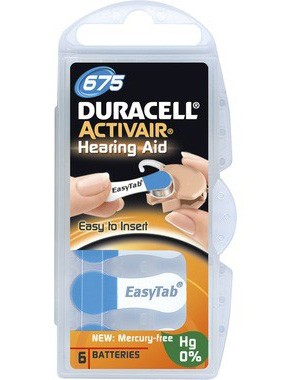 Duracell Activair Batteri 675 - 6 st