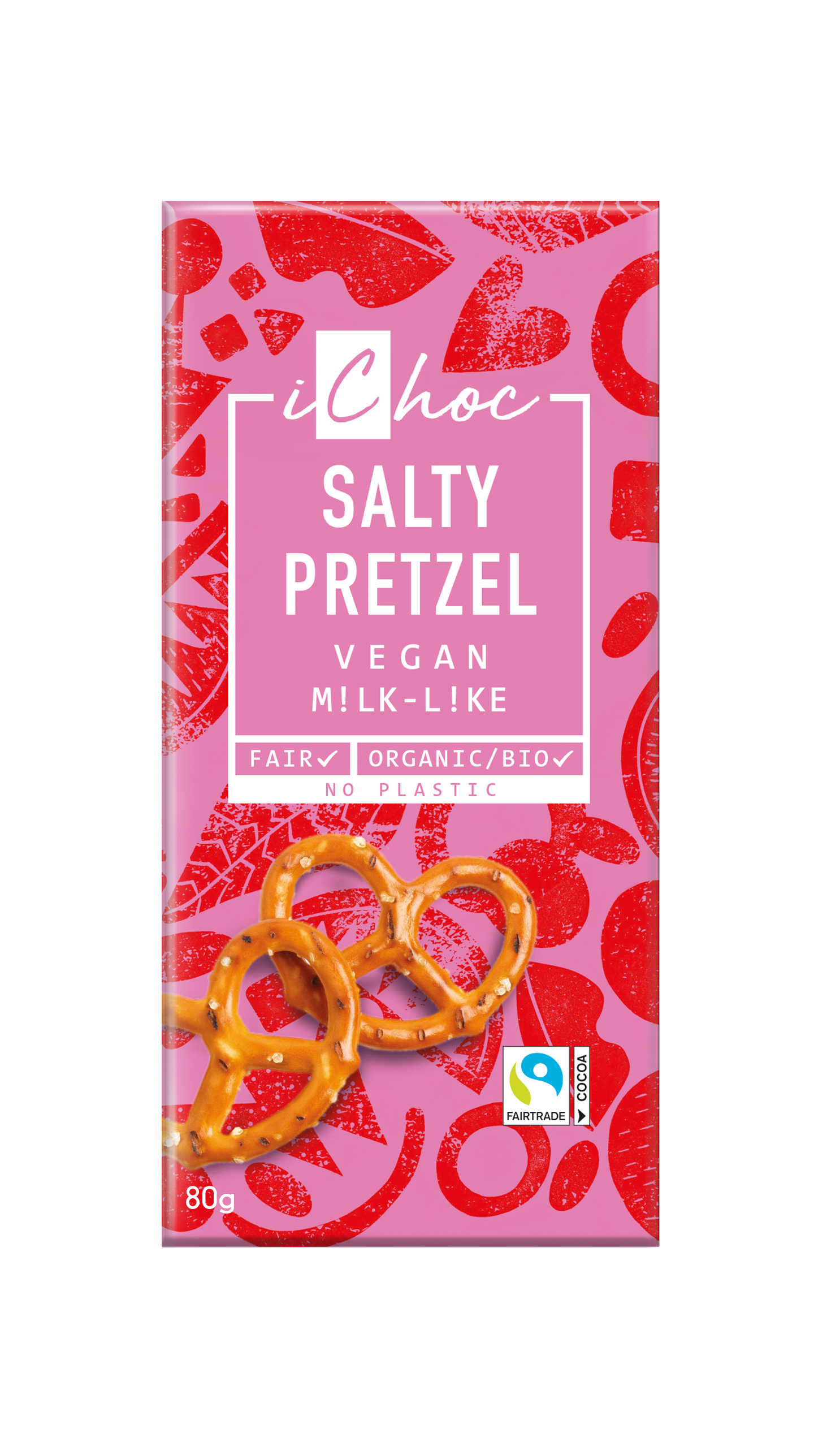 iChoc Salty Pretzel Vegan 80g