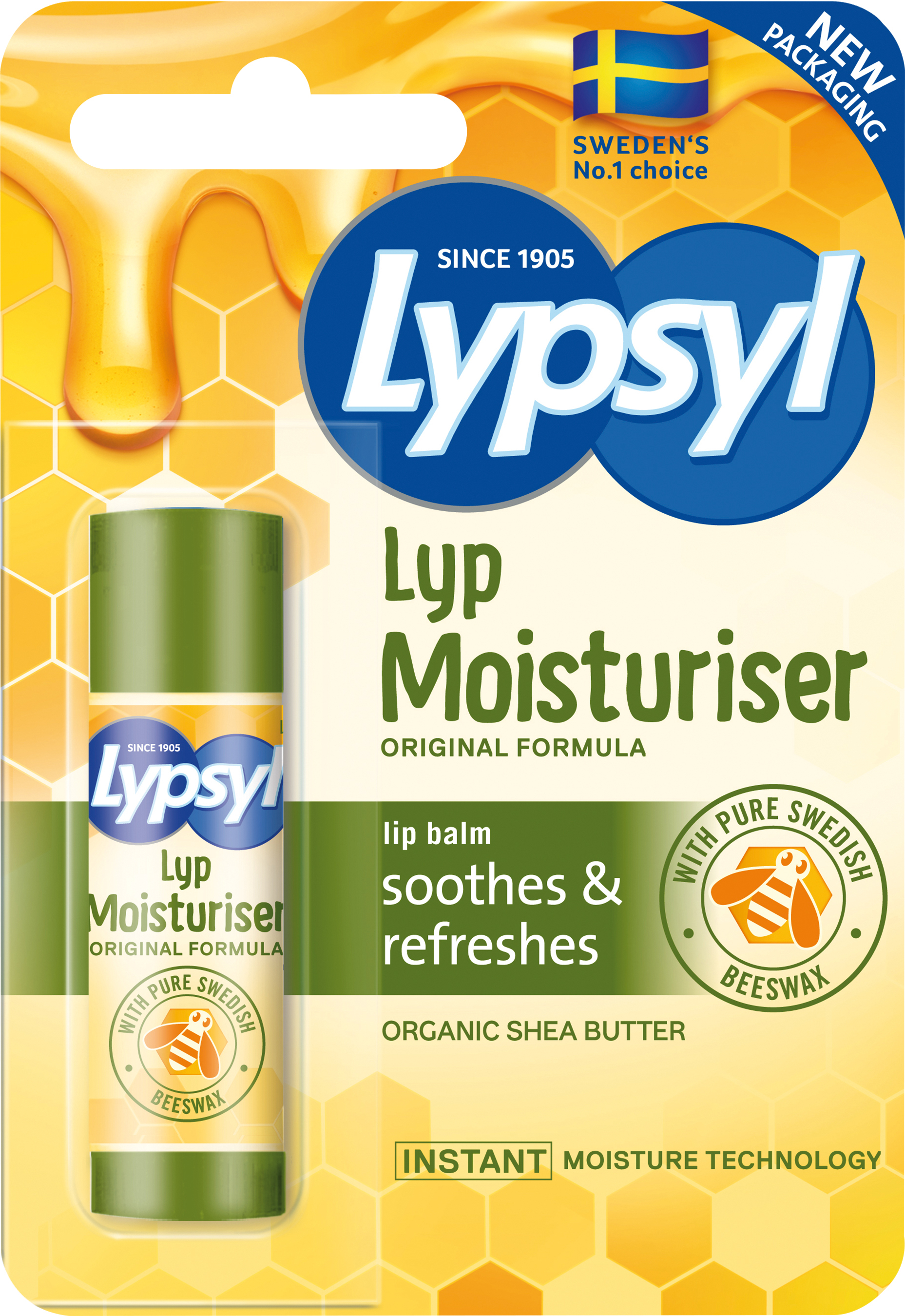 Lypsyl Läppcerat Lip Balm Beeswax 4.2 g