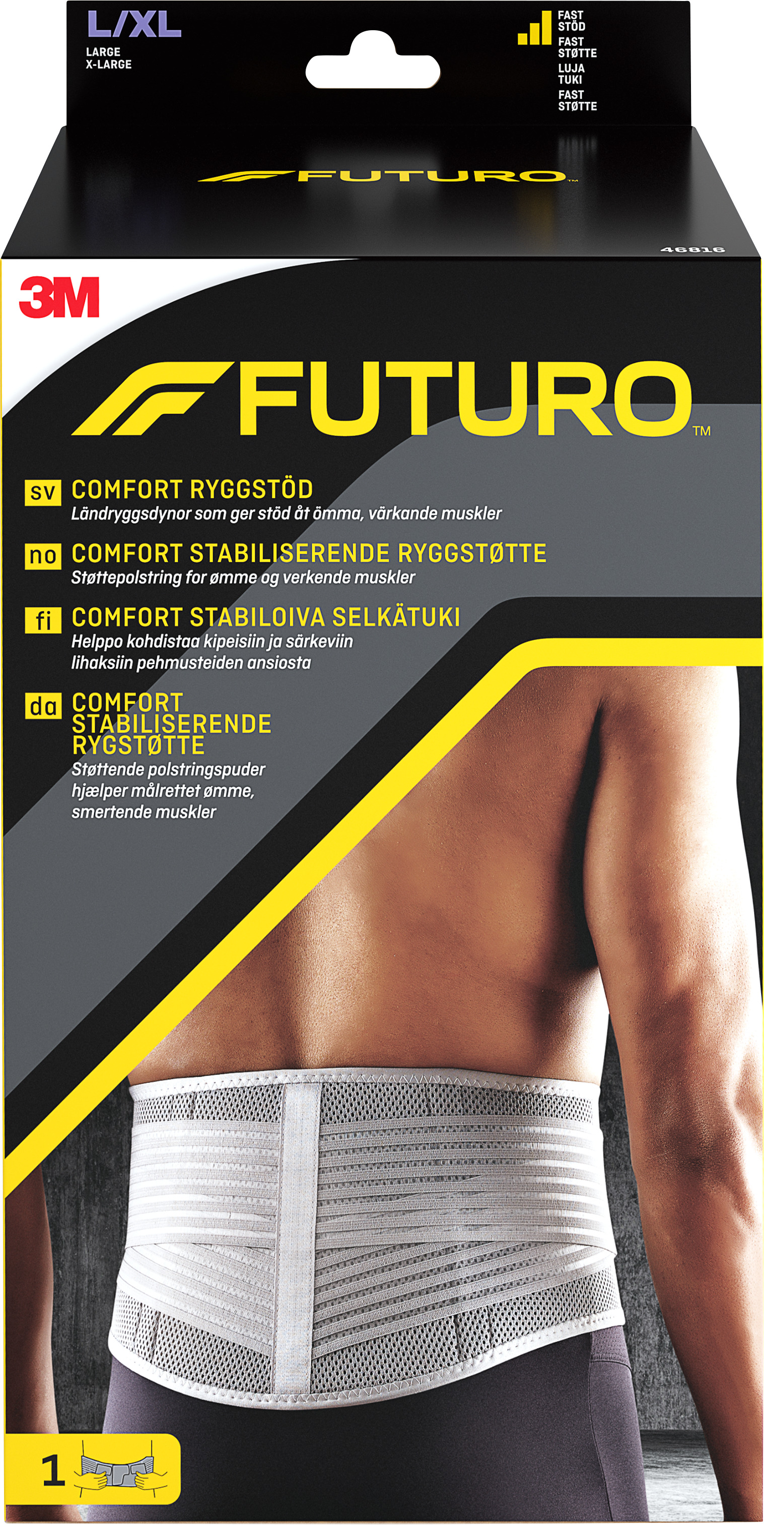 Futuro Comfort Ryggsstöd L/XL 1 st