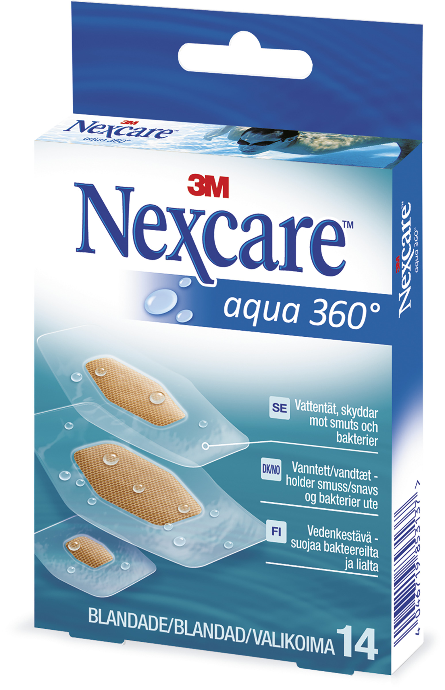 Nexcare™ Plåster Aqua 360° 14 st