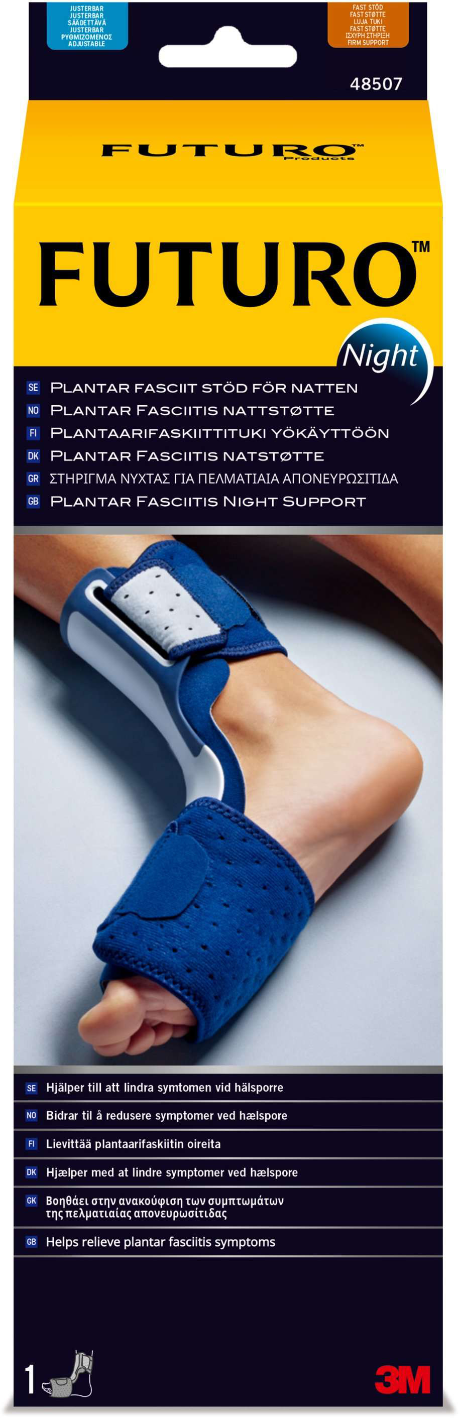 Futuro Plantar Fasciit Stöd För Natten 1 st