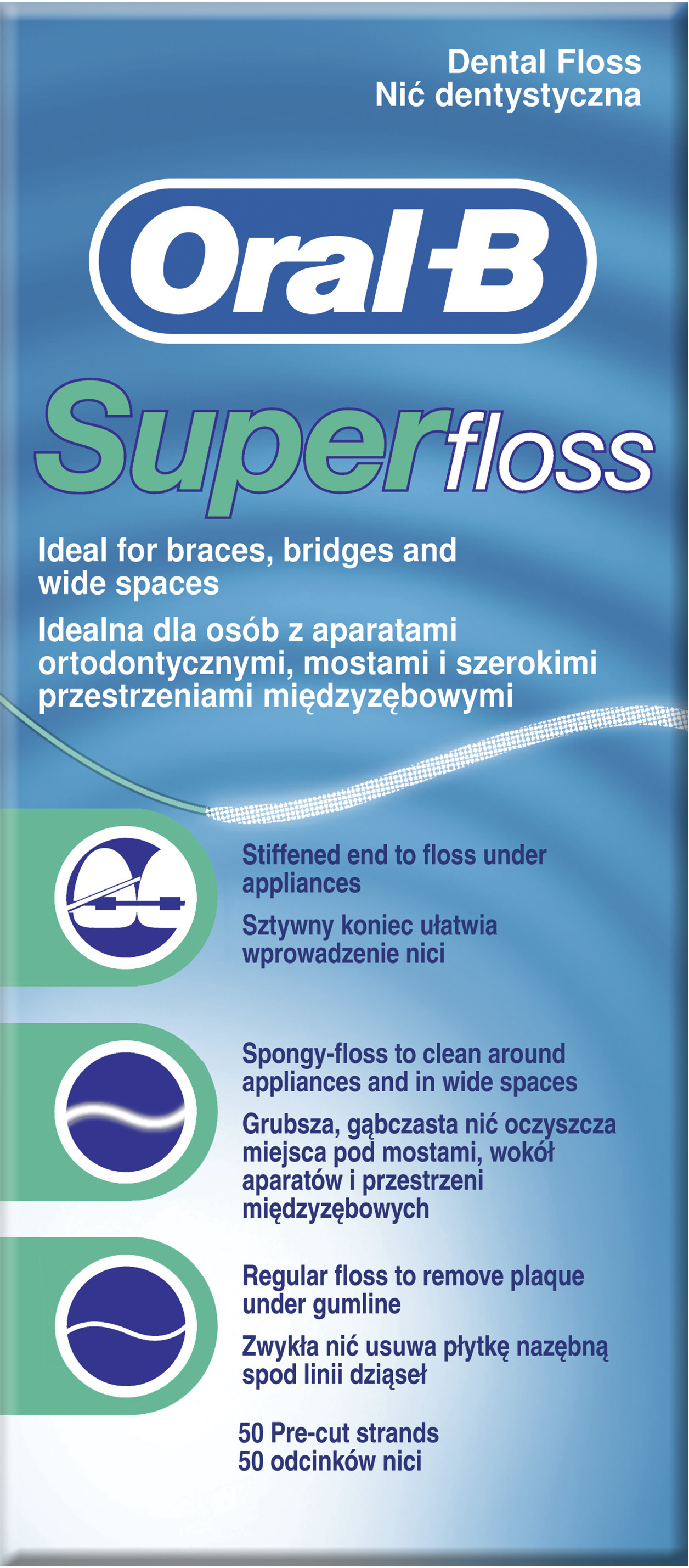 Oral-B Super Floss Tandtråd 50 st