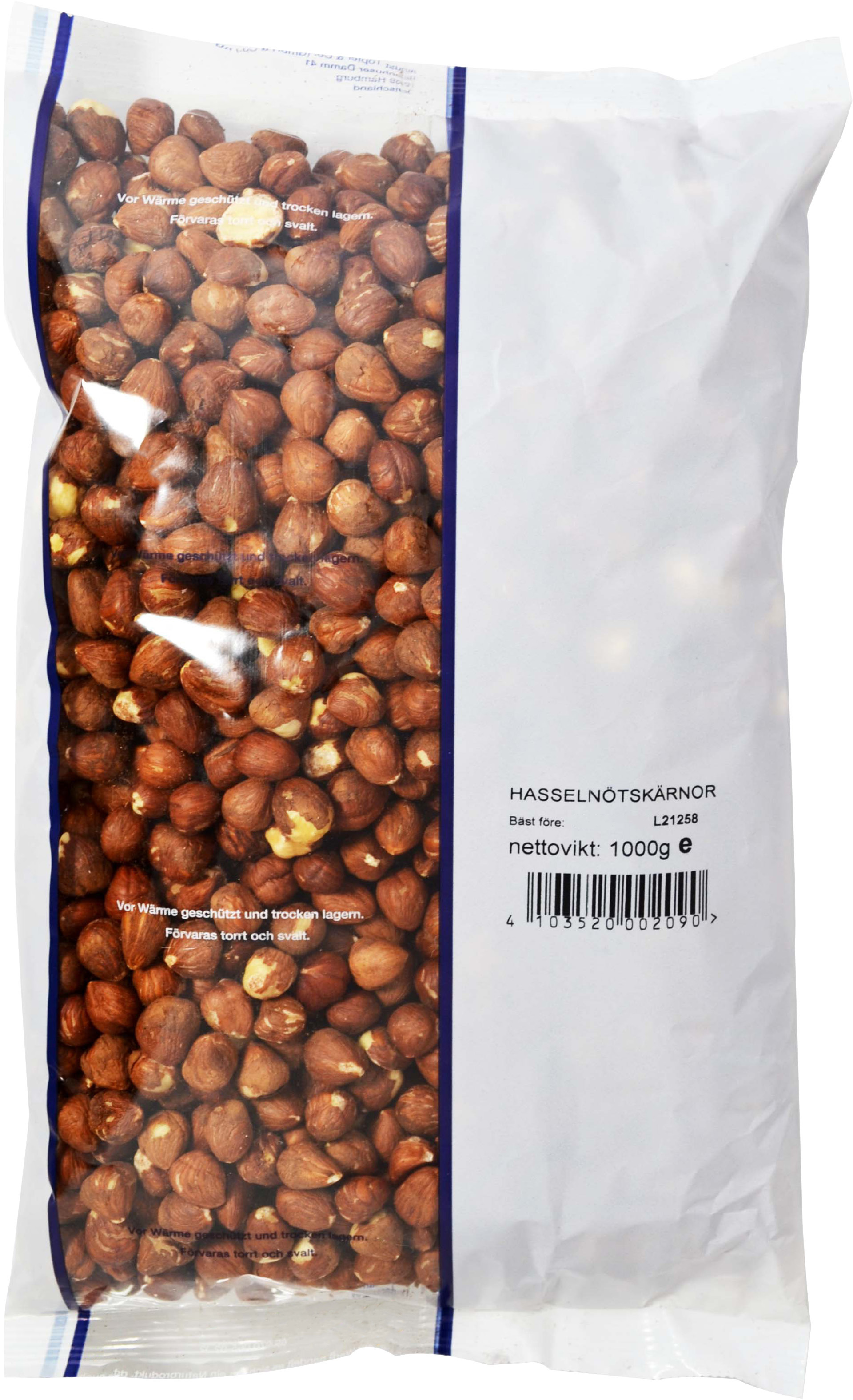 Atco Hasselnötskärnor 1000 g