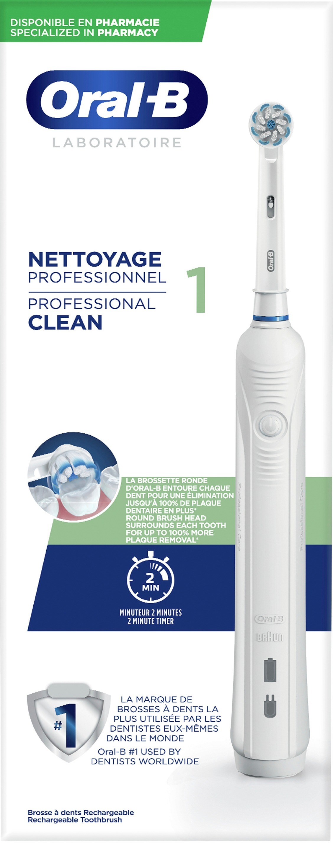 Oral-B Laboratory Professional Clean 1 Eltandborste