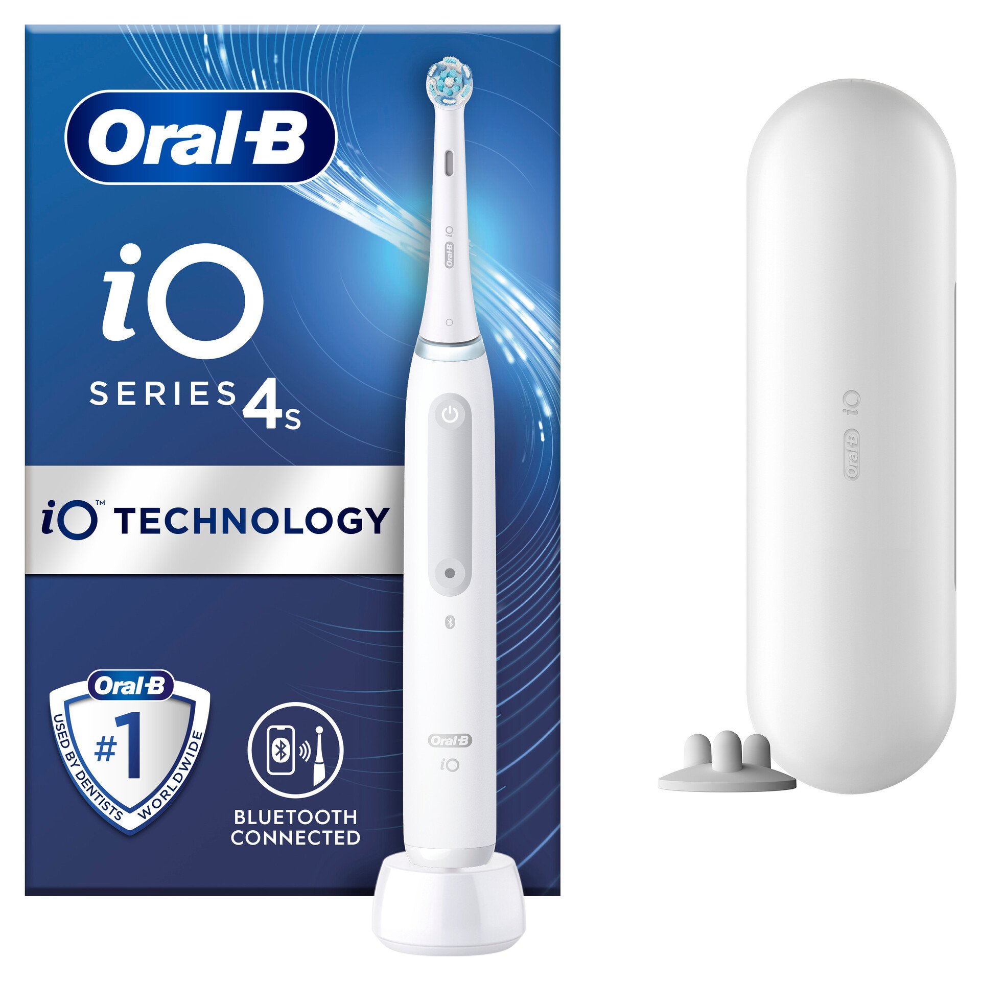 Köp OralB iO 4S White Eltandborste Designed By Braun 1 st Apohem