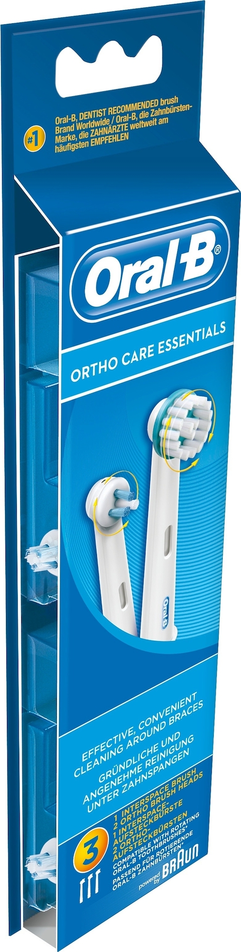 Oral-B Ortho Kit Borsthuvud Refill 3 st