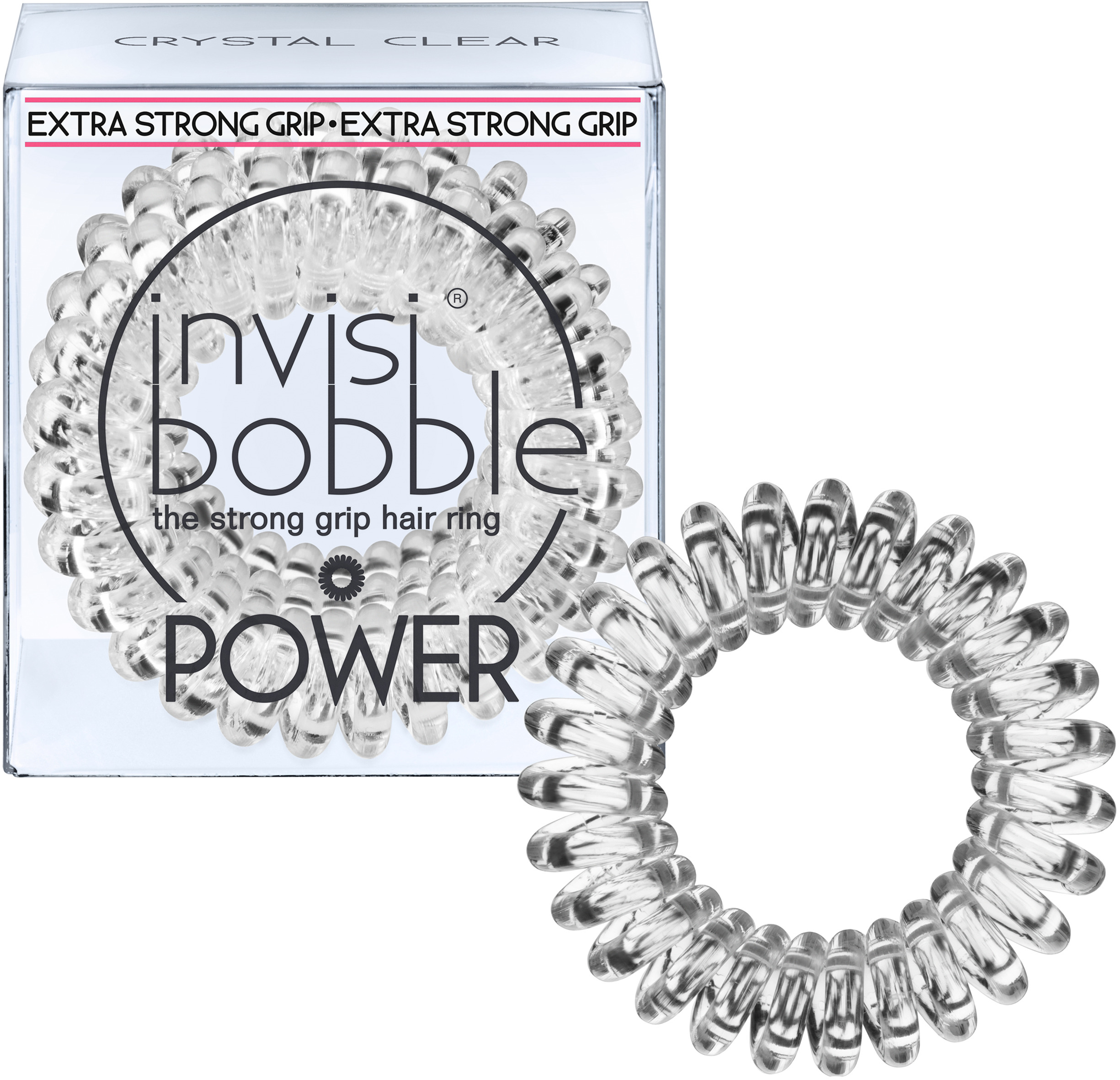 invisibobble POWER Crystal Clear 3 st