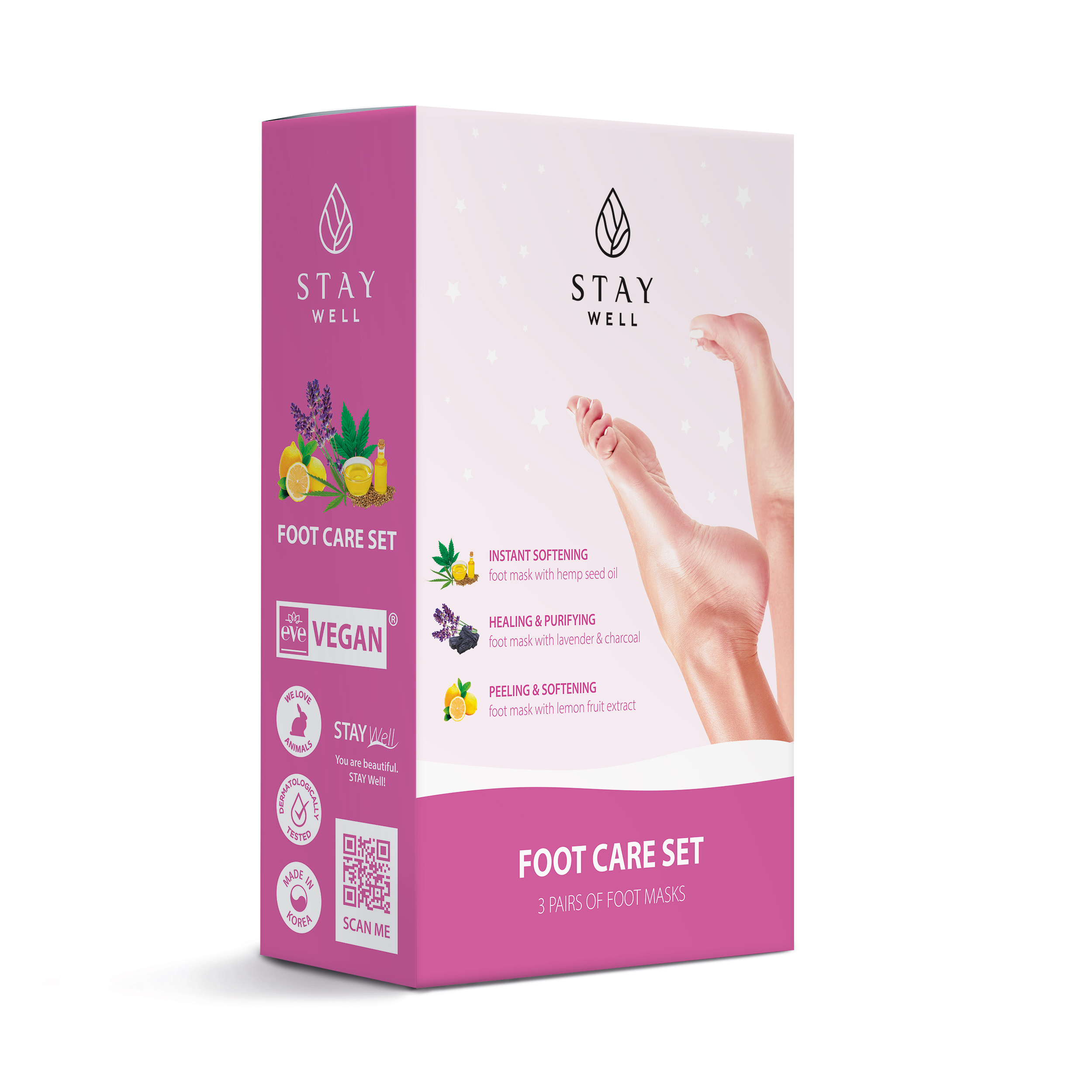 STAY Well Foot Care Set 3 st