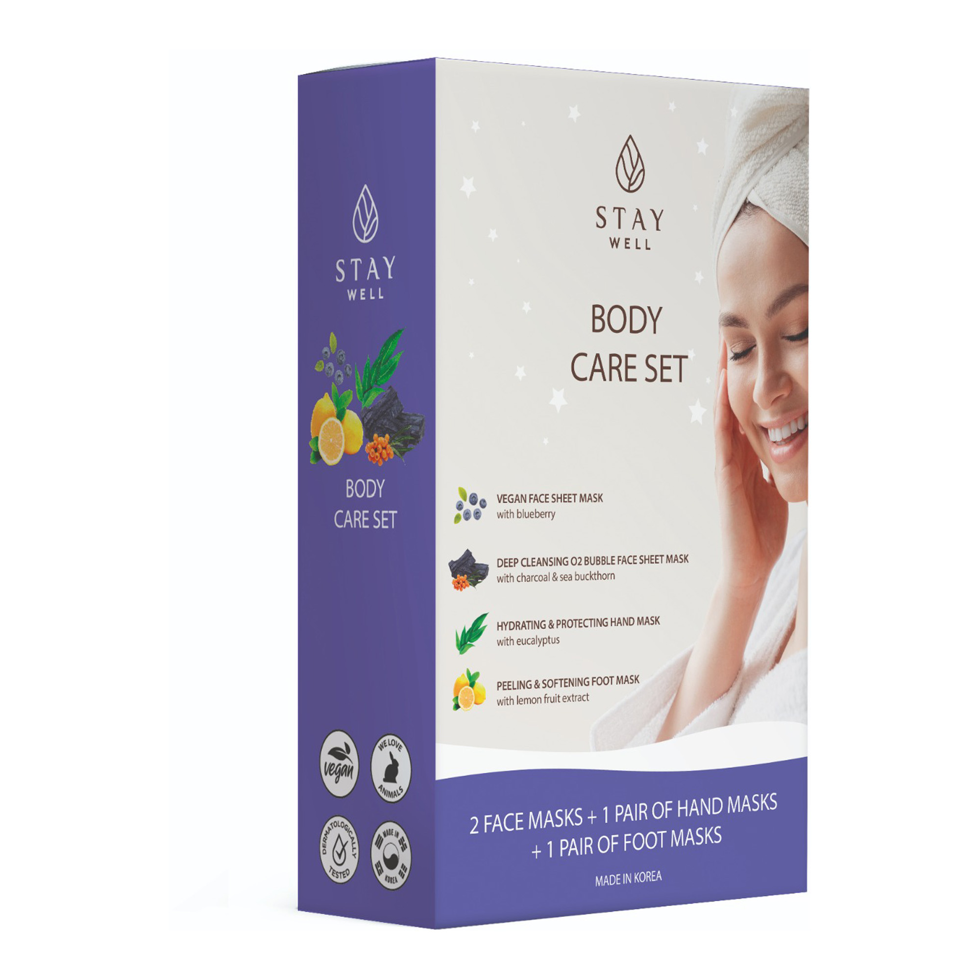 STAY WELL Body Care Mask Set 1 set