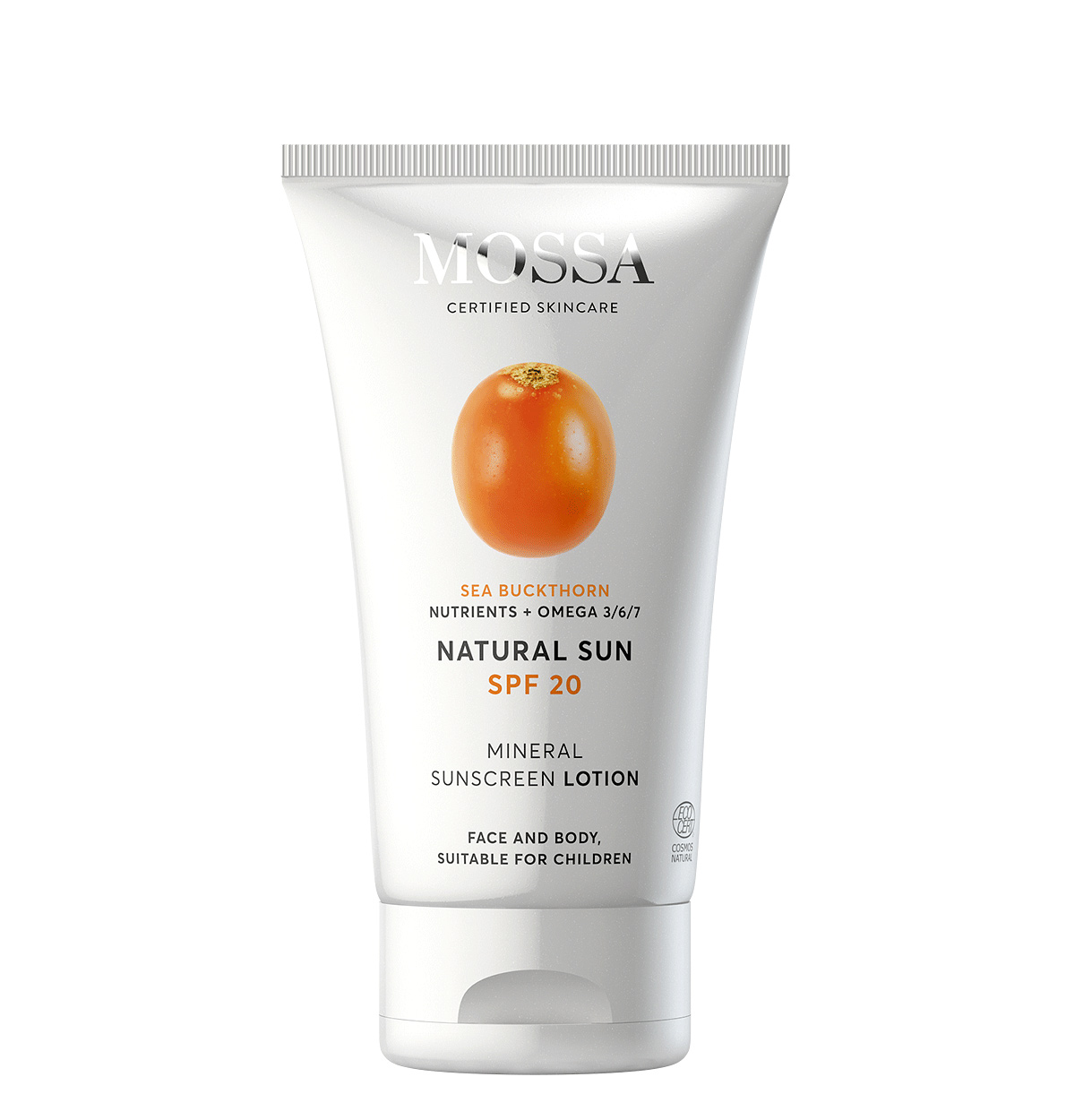 MOSSA Natural Sun SPF20 Mineral Sunscreen Lotion 100 ml